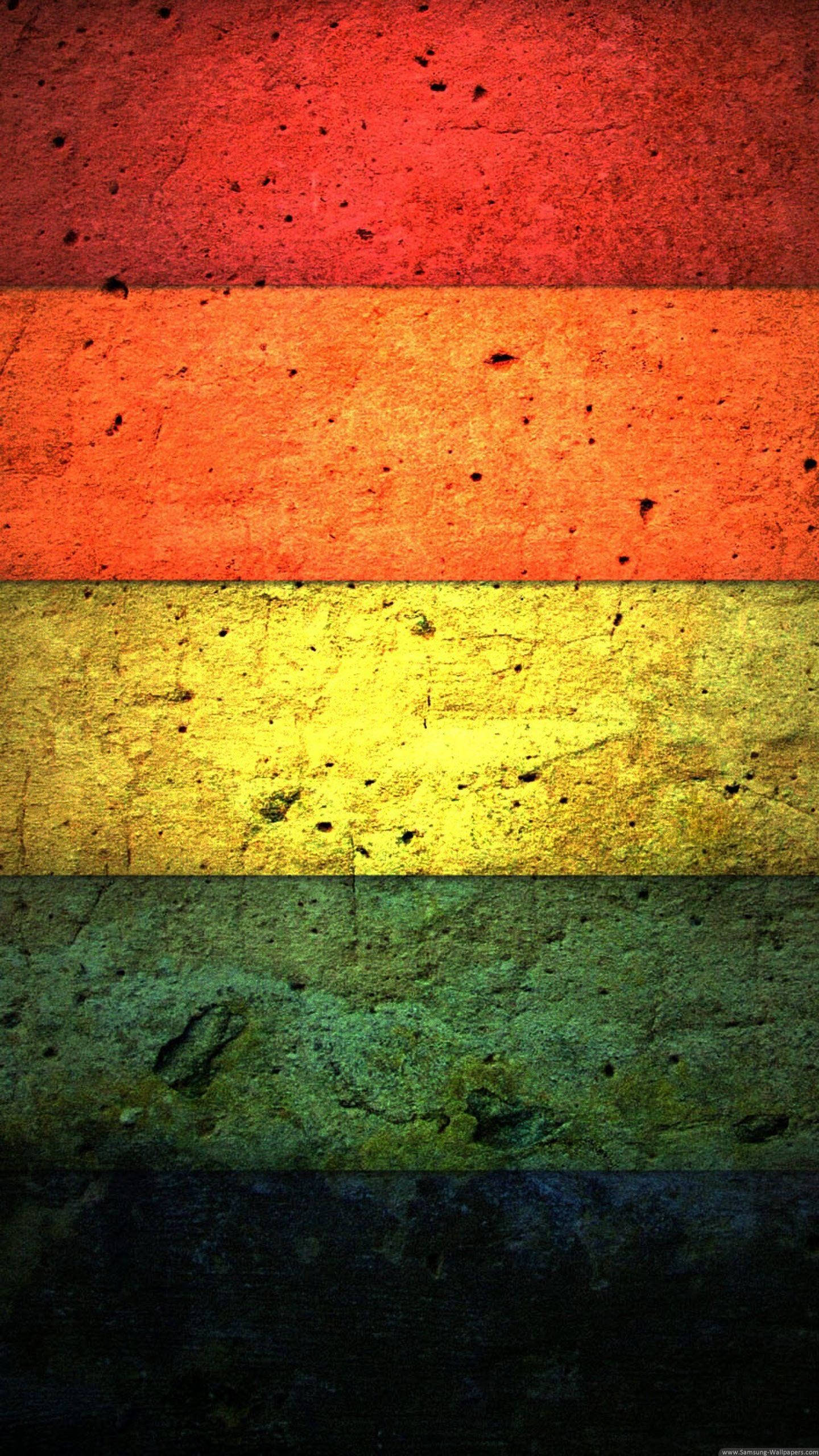 Samsung Galaxy S5, rainbow, concrete, 2K Phone Wallpaper
