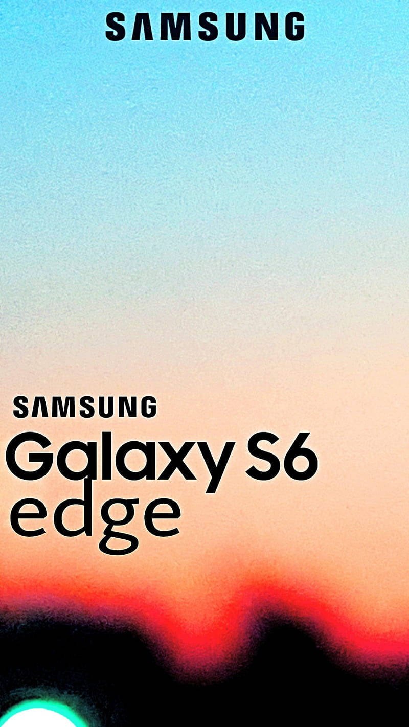 Samsung Galaxy S6 Edge, gradient sky, blue to orange red, HD Phone Wallpaper