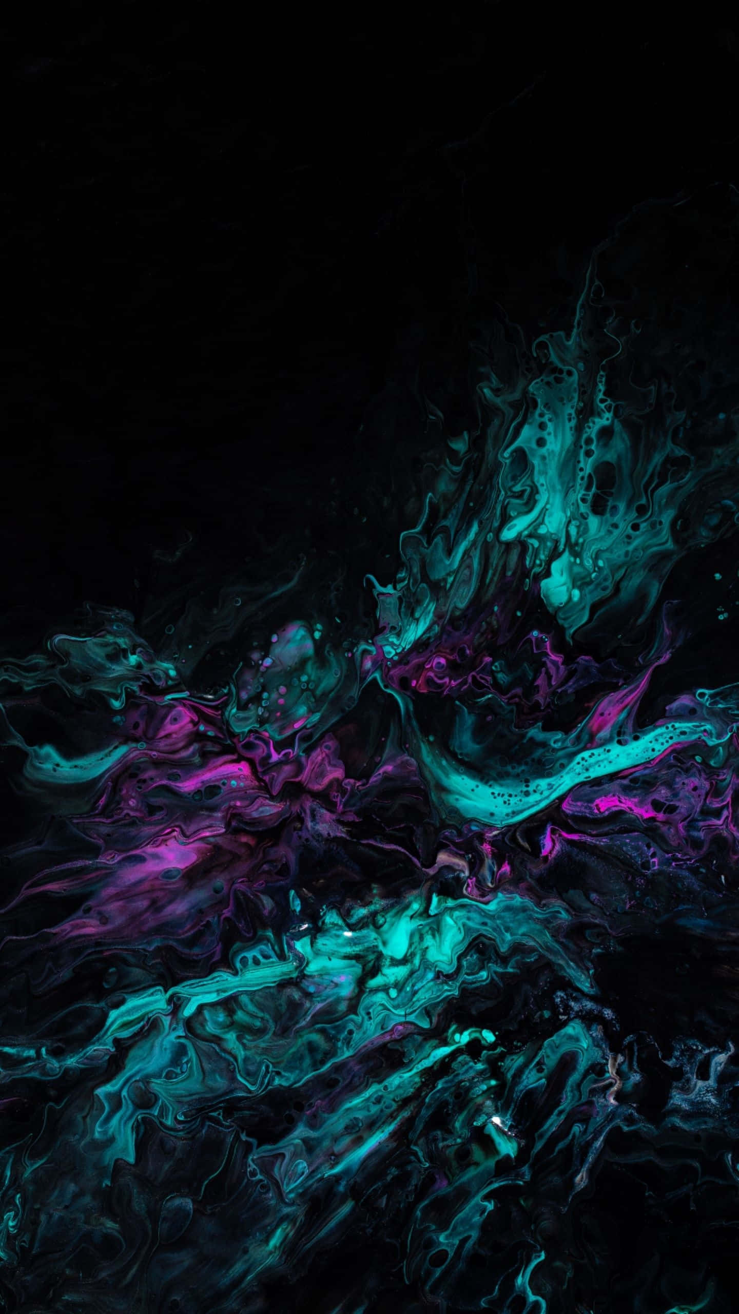 Samsung Galaxy S6, teal, magenta, 2K Phone Wallpaper