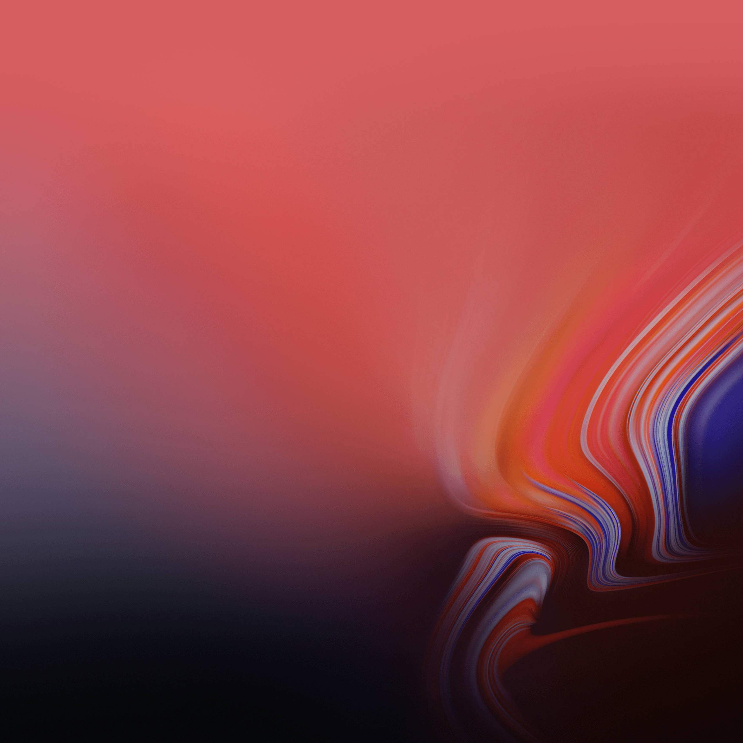 Samsung Galaxy Tablet, red, orange, 2K Desktop Wallpaper
