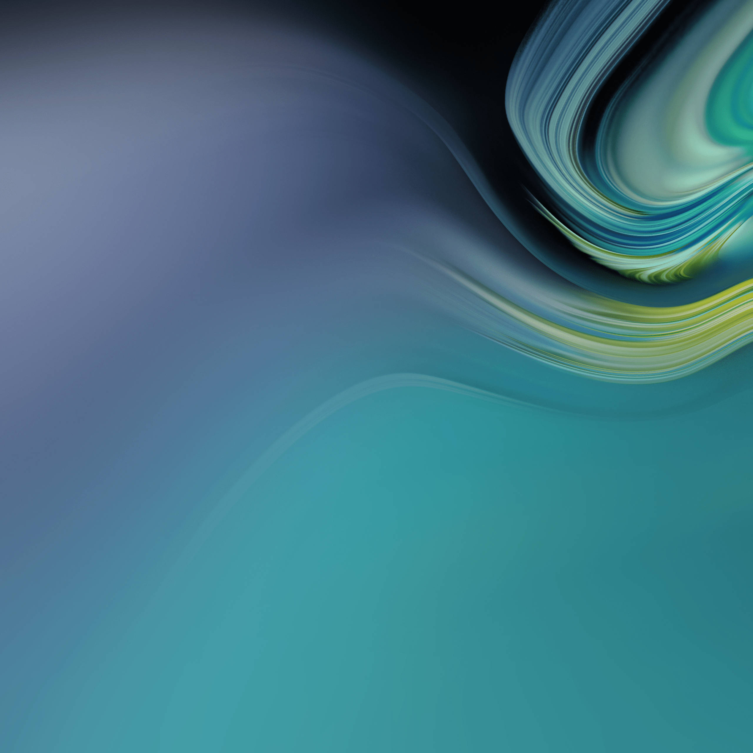 Samsung Galaxy Tablet, teal blue, green, 2K Desktop Wallpaper