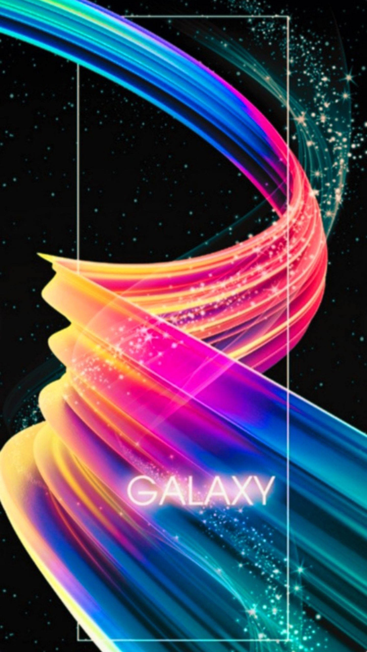 Samsung Galaxy, spiral, rainbow, 2K Phone Wallpaper