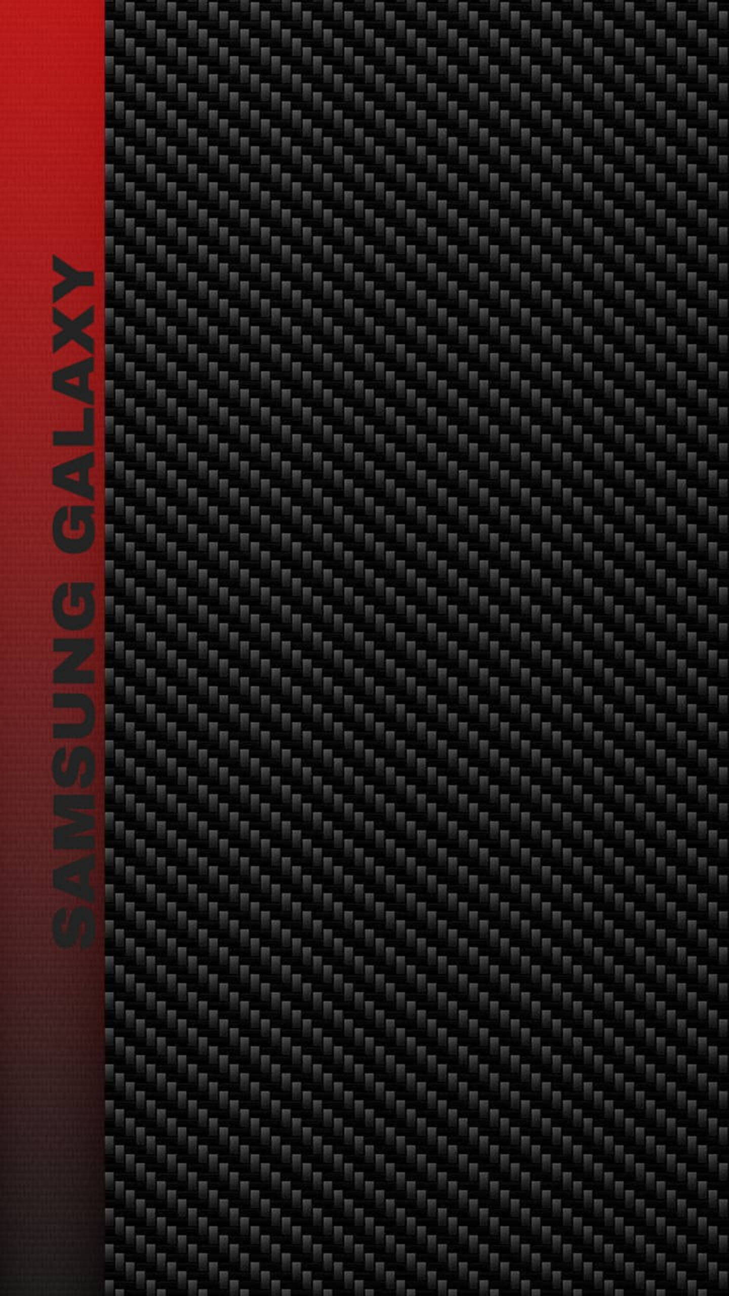 Samsung Galaxy, carbon fiber pattern, black, 2K Phone Wallpaper