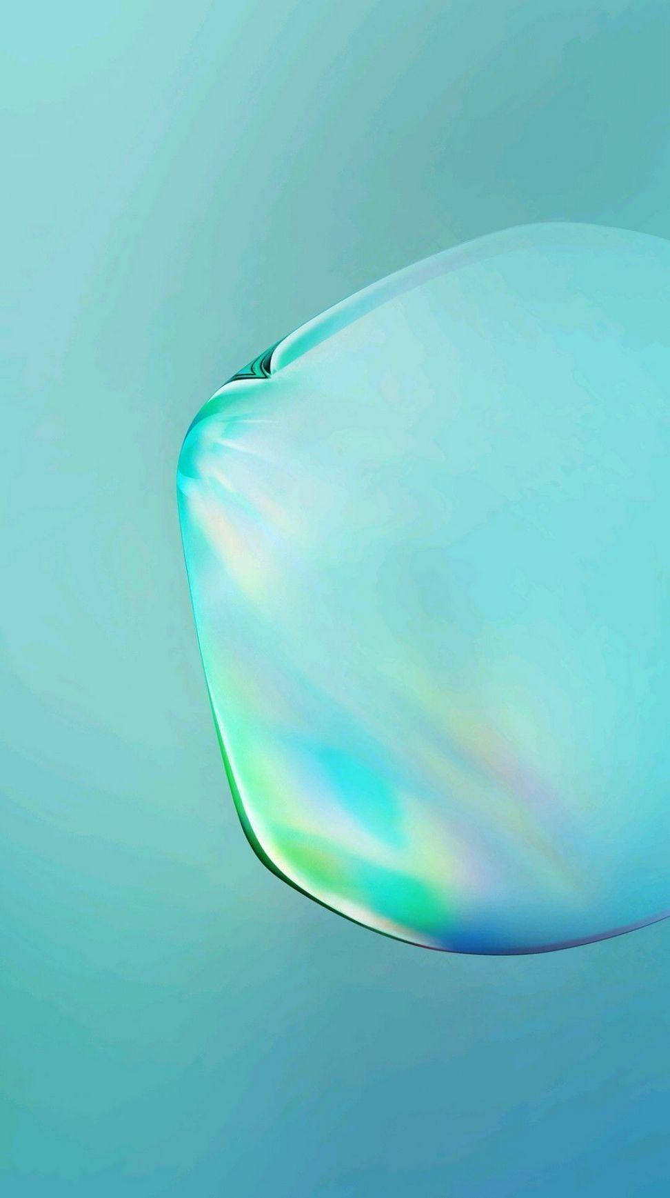 Samsung M21, iridescent water droplet, rainbow hues, HD Phone Wallpaper