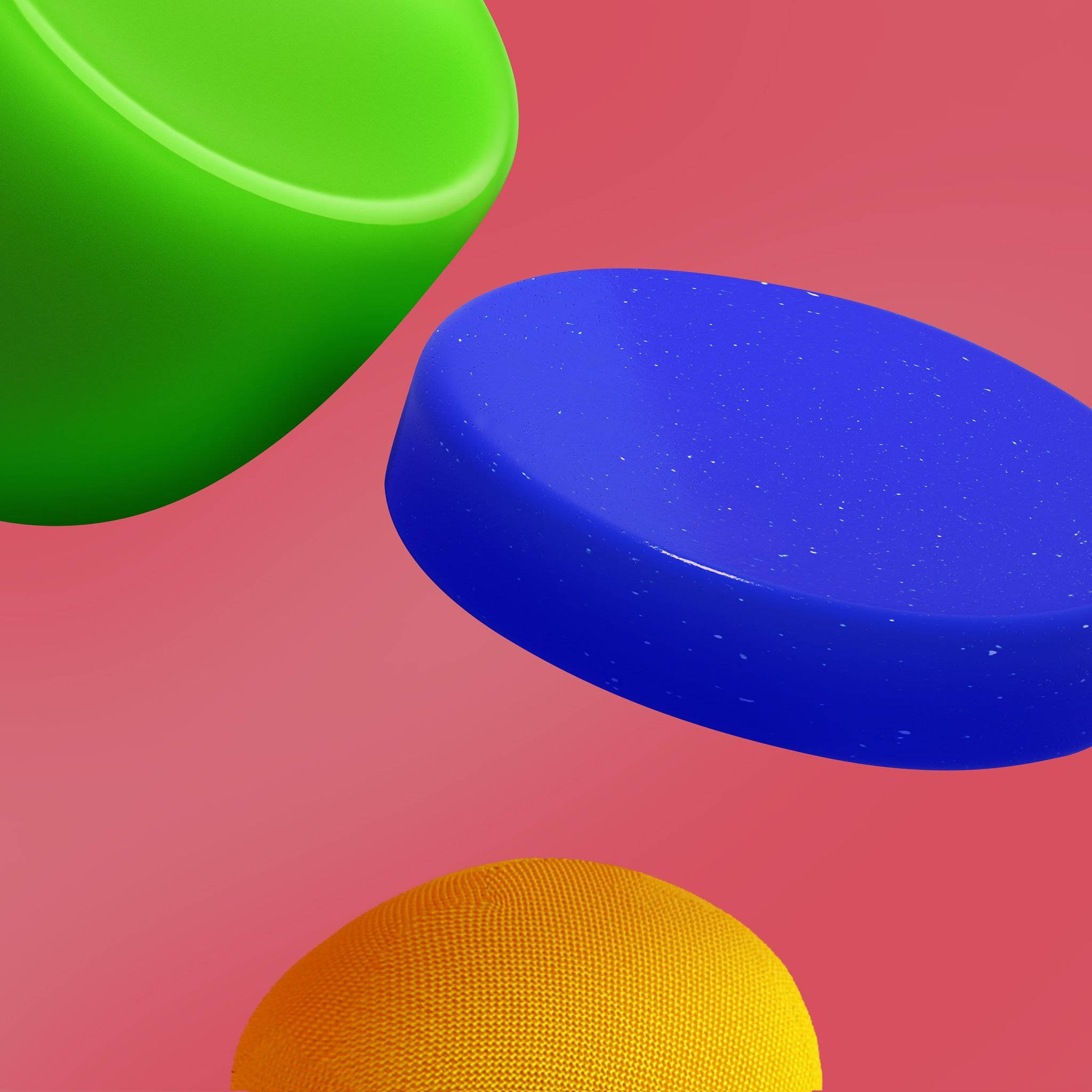 Samsung M21, hockey pucks, green blue, Full HD Desktop Wallpaper