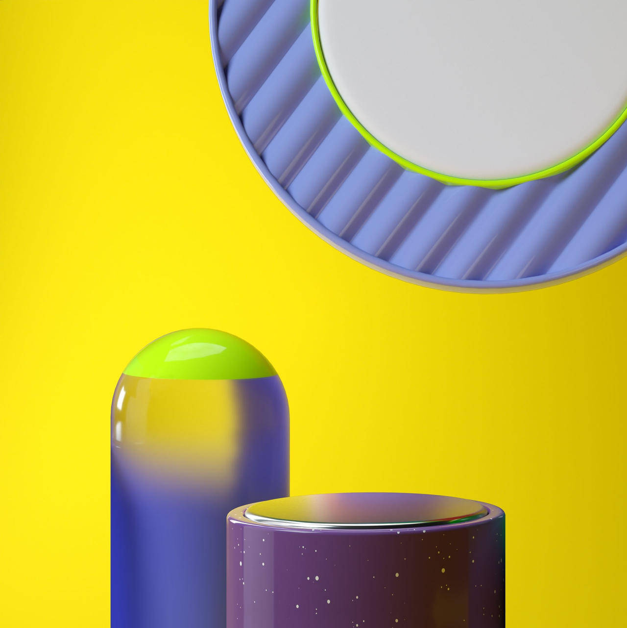 Samsung M21, yellow background, geometric shapes, HD Phone Wallpaper