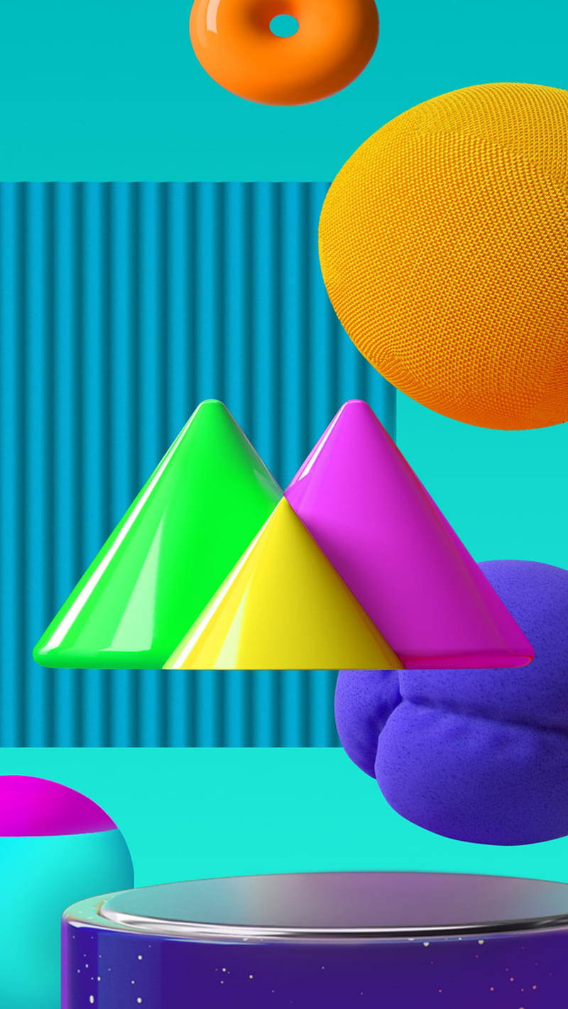 Samsung M21, teal background, vertical stripes, HD Phone Wallpaper