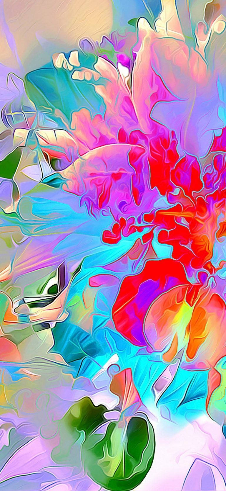 Samsung M31, neon colors, fluid organic shapes, HD Phone Wallpaper