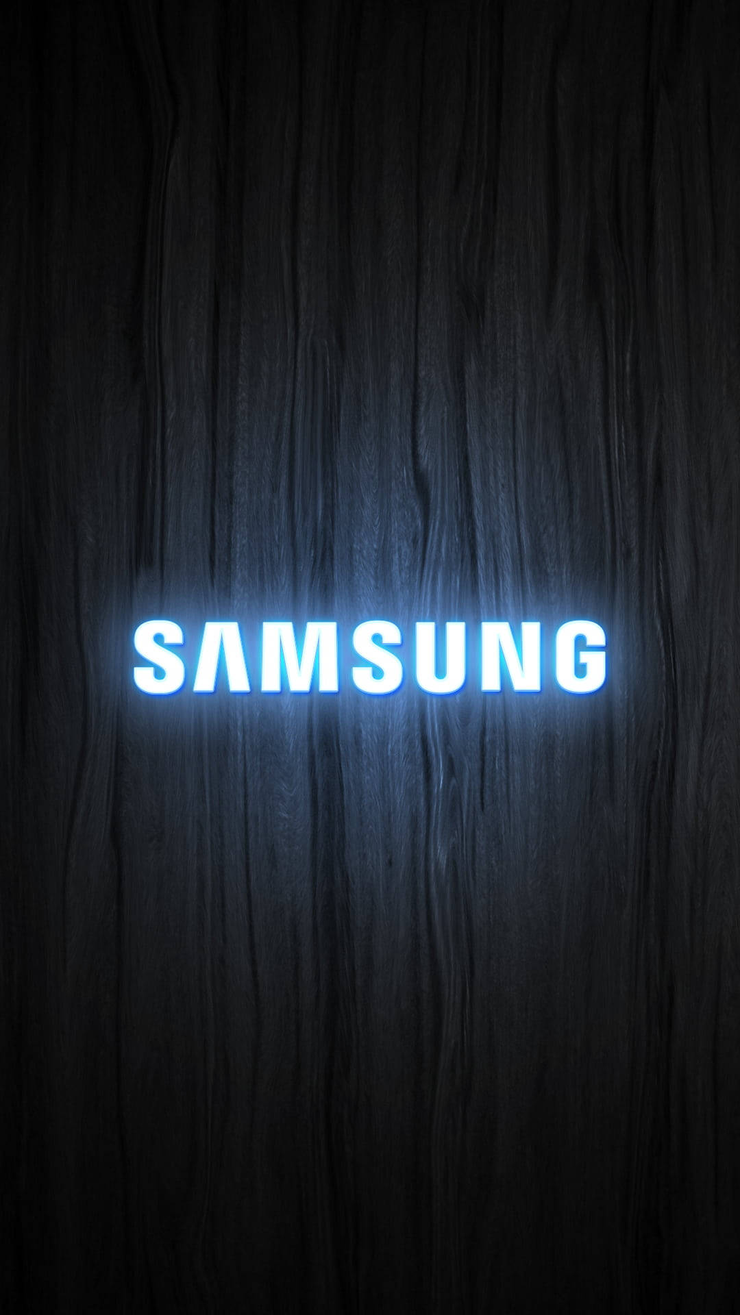 Samsung, Samsung logo, glowing blue, Full HD Phone Wallpaper