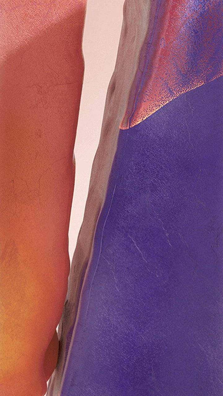 Samsung Note 20, orange, deep purple, HD Phone Wallpaper