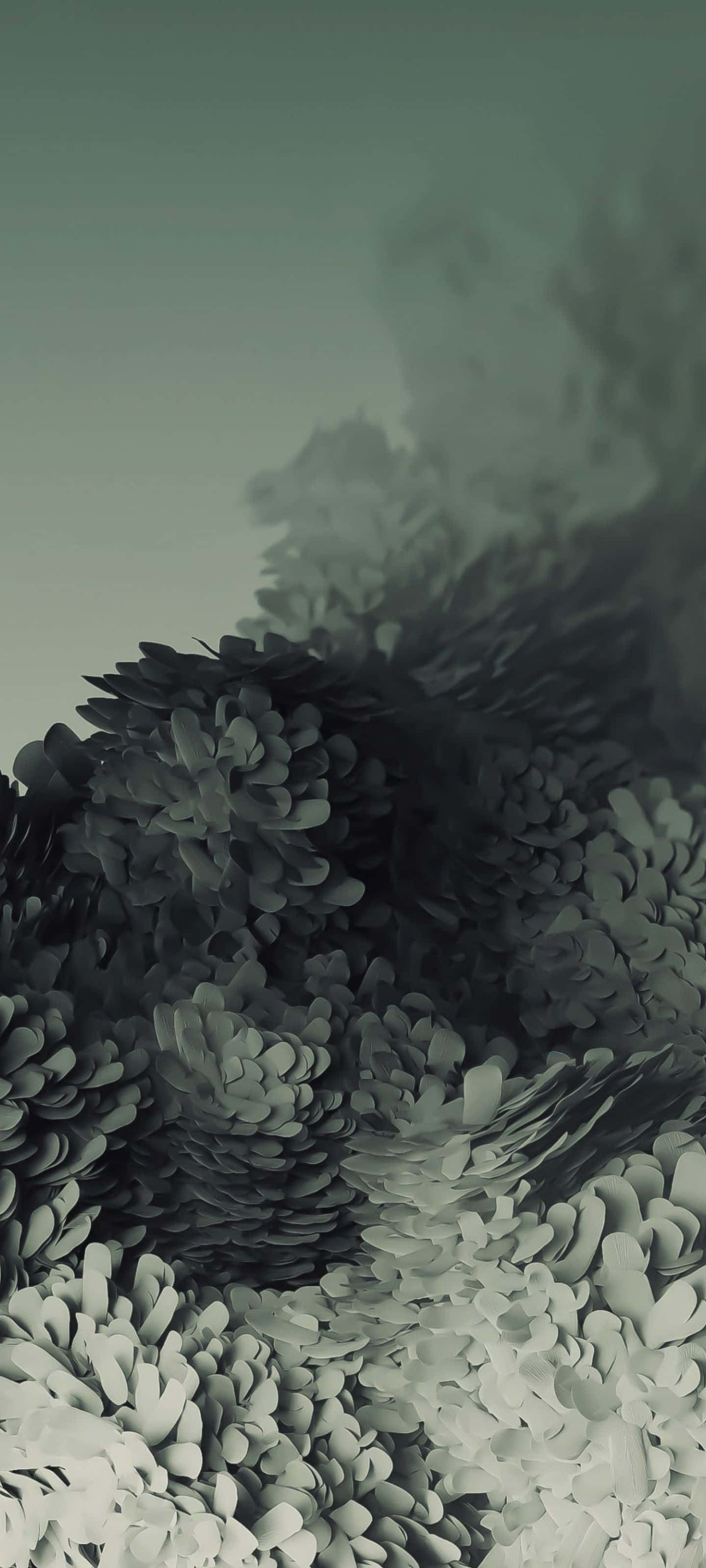 Samsung S20, monochromatic, digital artwork, 2K Phone Wallpaper