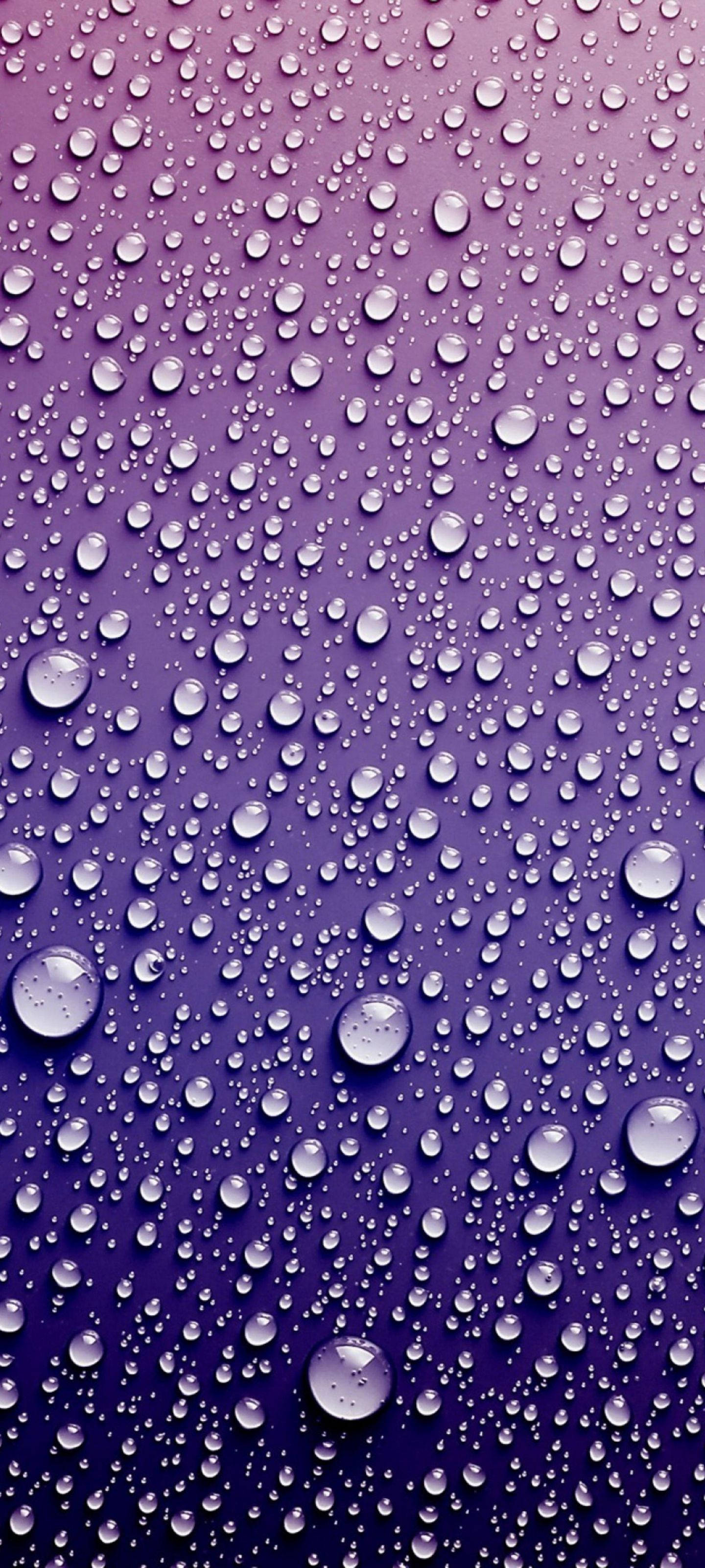Samsung S21 Ultra, soft violet droplets, smooth surface, 2K Phone Wallpaper