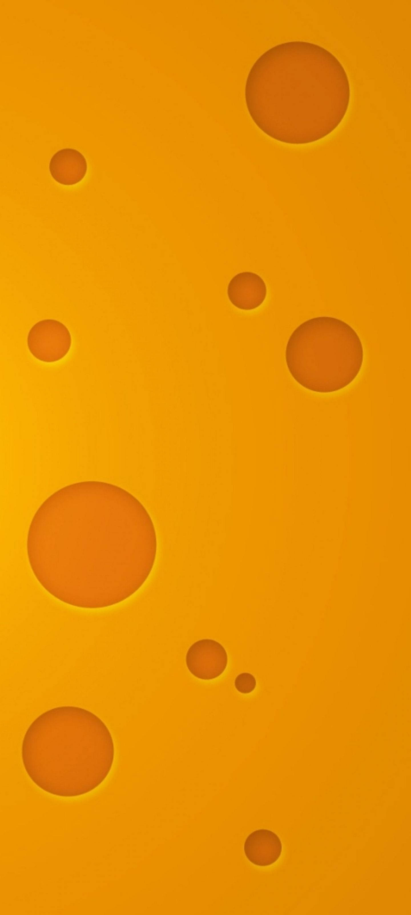 Samsung S21 Ultra, cheese holes, vibrant orange, 2K Phone Wallpaper