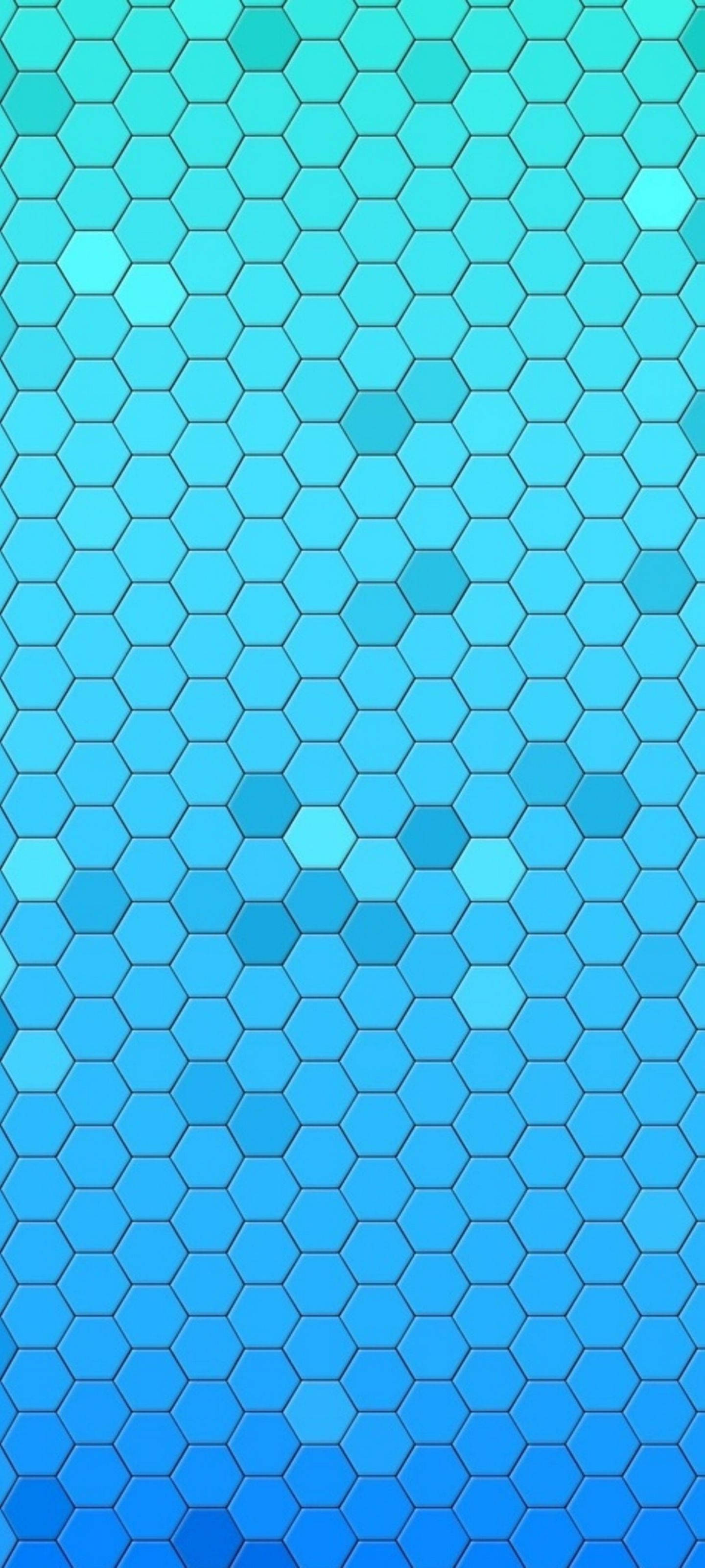 Samsung S21 Ultra, blue honeycomb, gradient of blue hexagons, 2K Phone Wallpaper