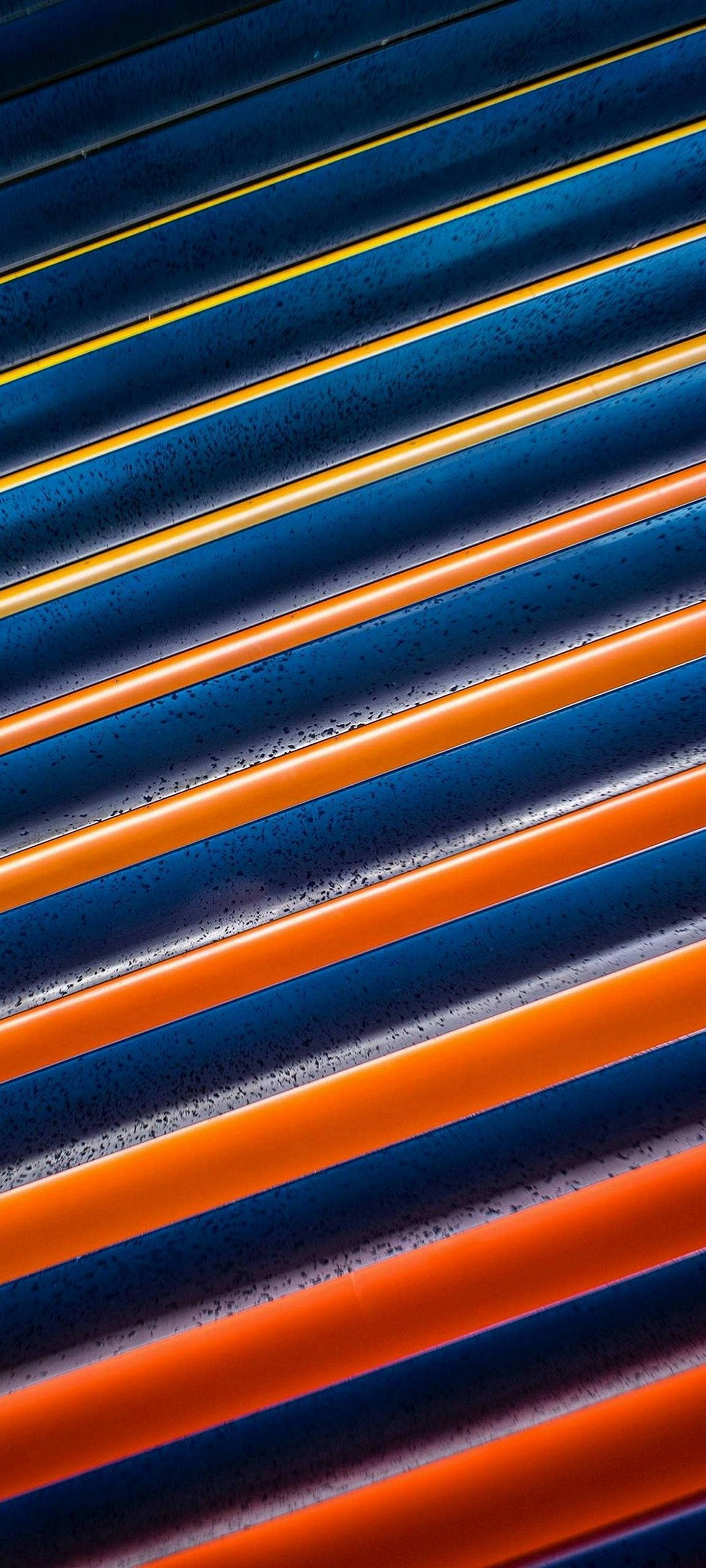 Samsung S21 Ultra, orange, blue, 2K Phone Wallpaper