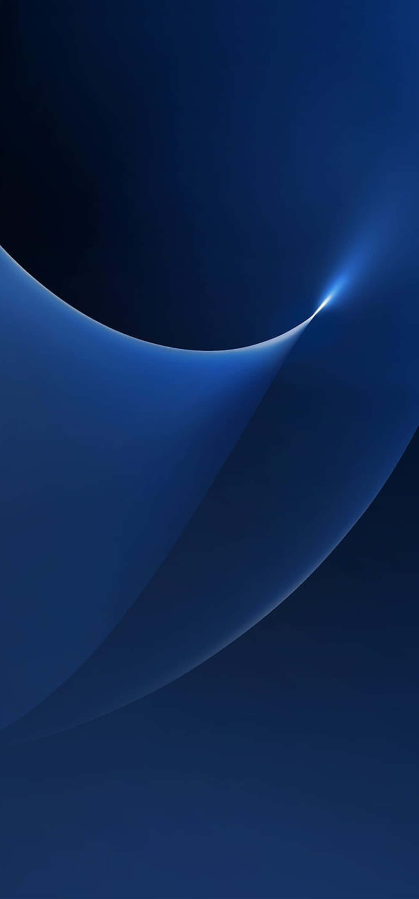 Samsung S23 Ultra, abstract blue curve, dark gradient background, 2K Phone Wallpaper