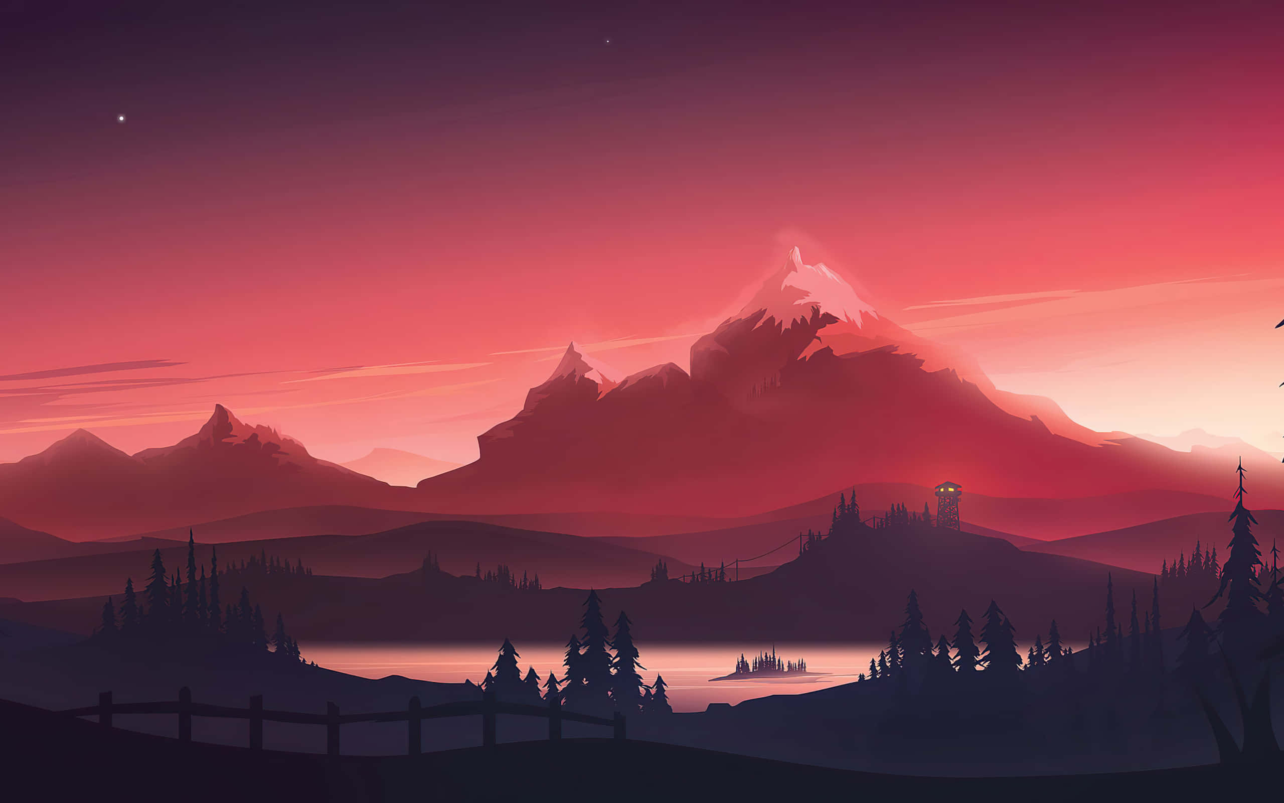 Samsung Tablet, 2560 x 1600, mountain landscape, 2K Desktop Wallpaper