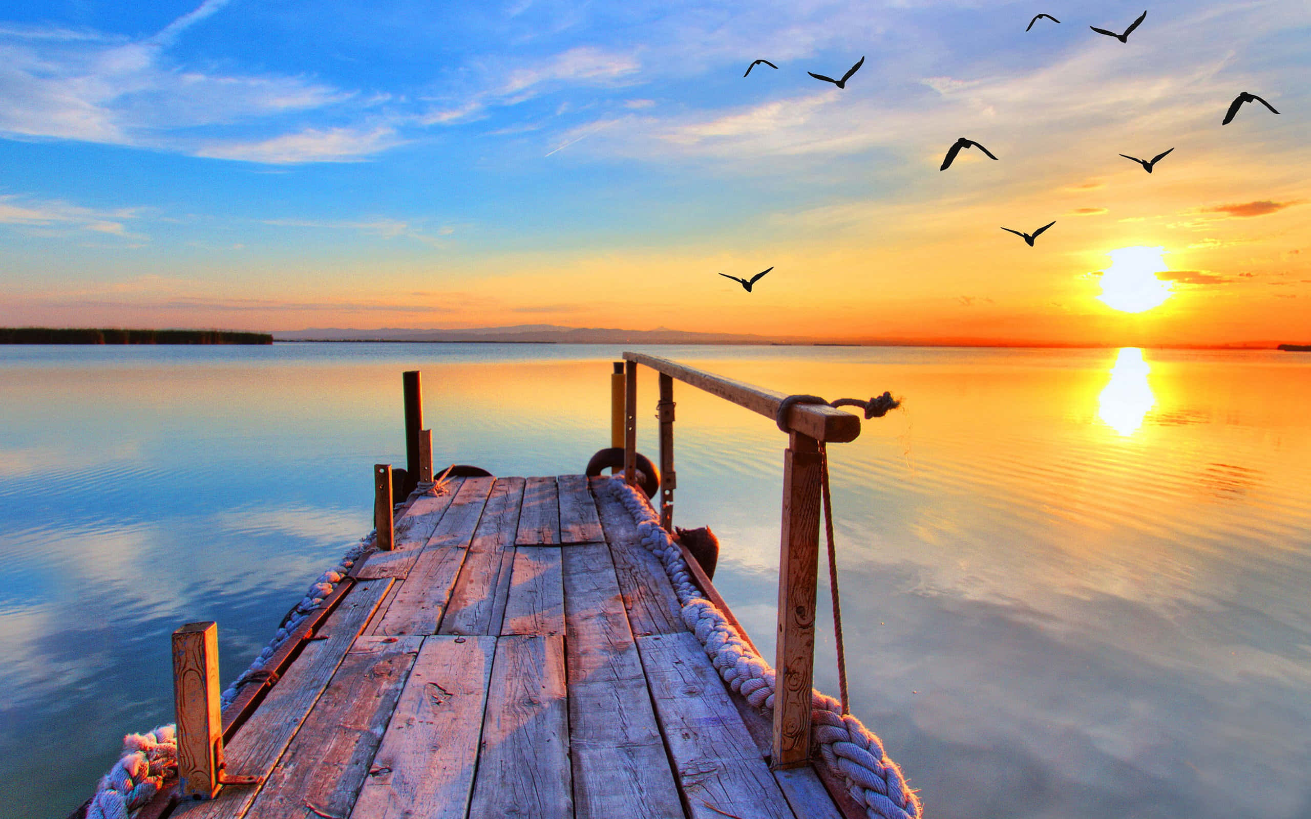 Samsung Tablet, 2560 x 1600, sunset, 2K Desktop Wallpaper