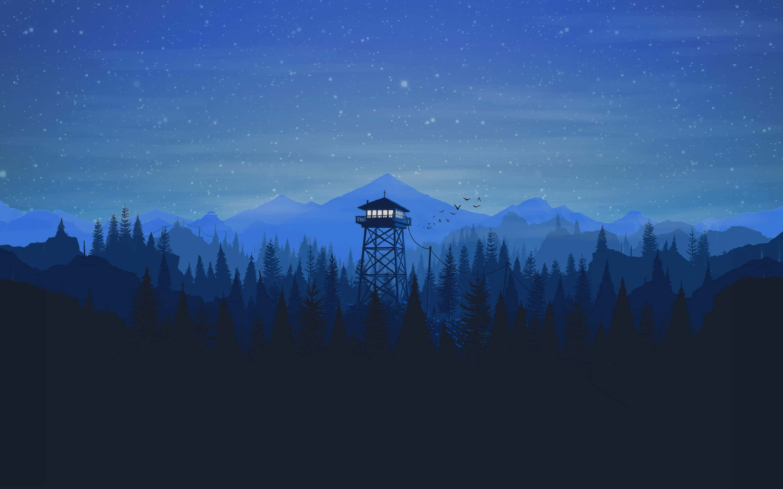 Samsung Tablet, 2560 x 1600, starry night sky, 2K Desktop Wallpaper
