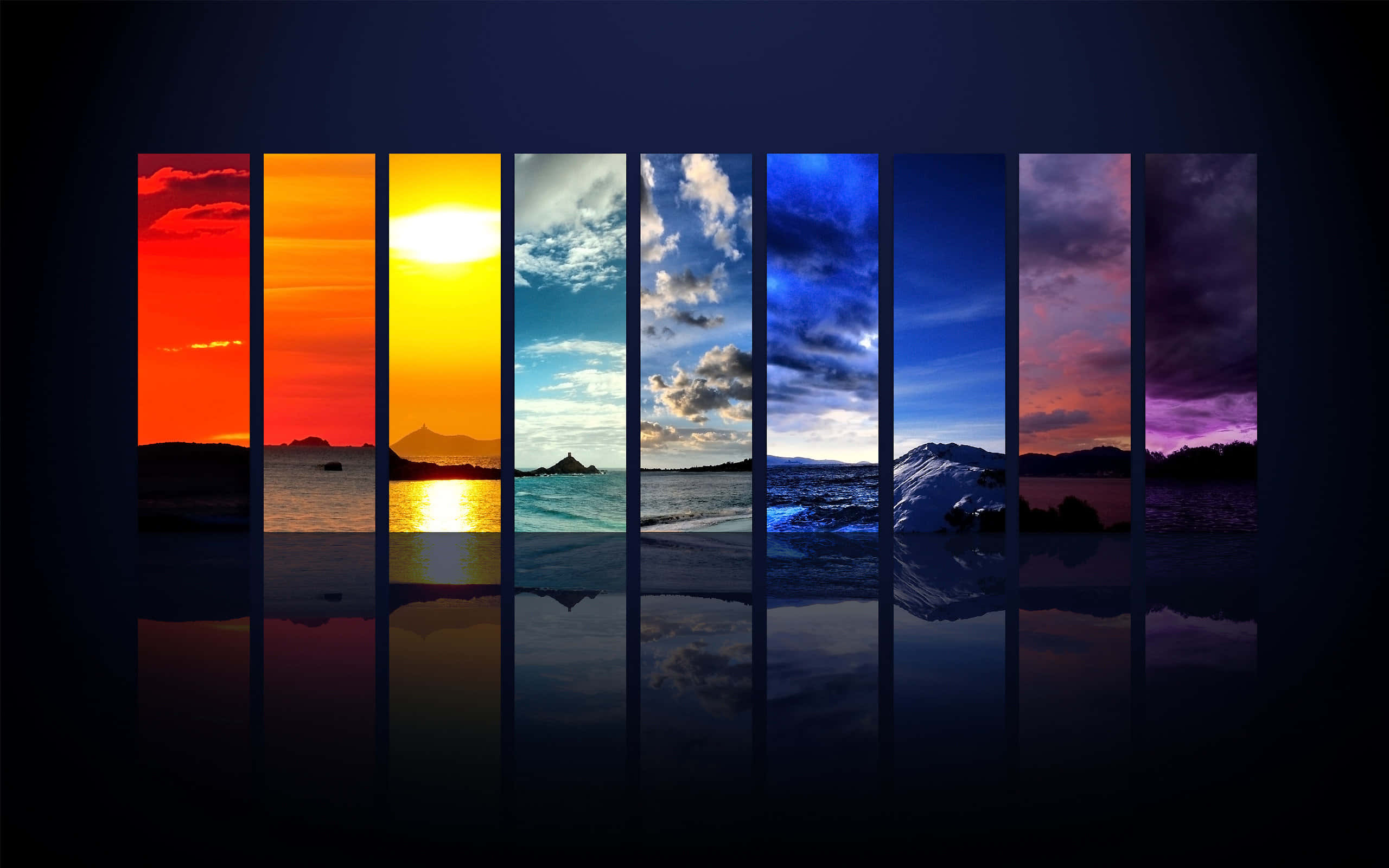 Samsung tablet, 2560 x 1600, rainbow gradient, 2K Desktop Wallpaper