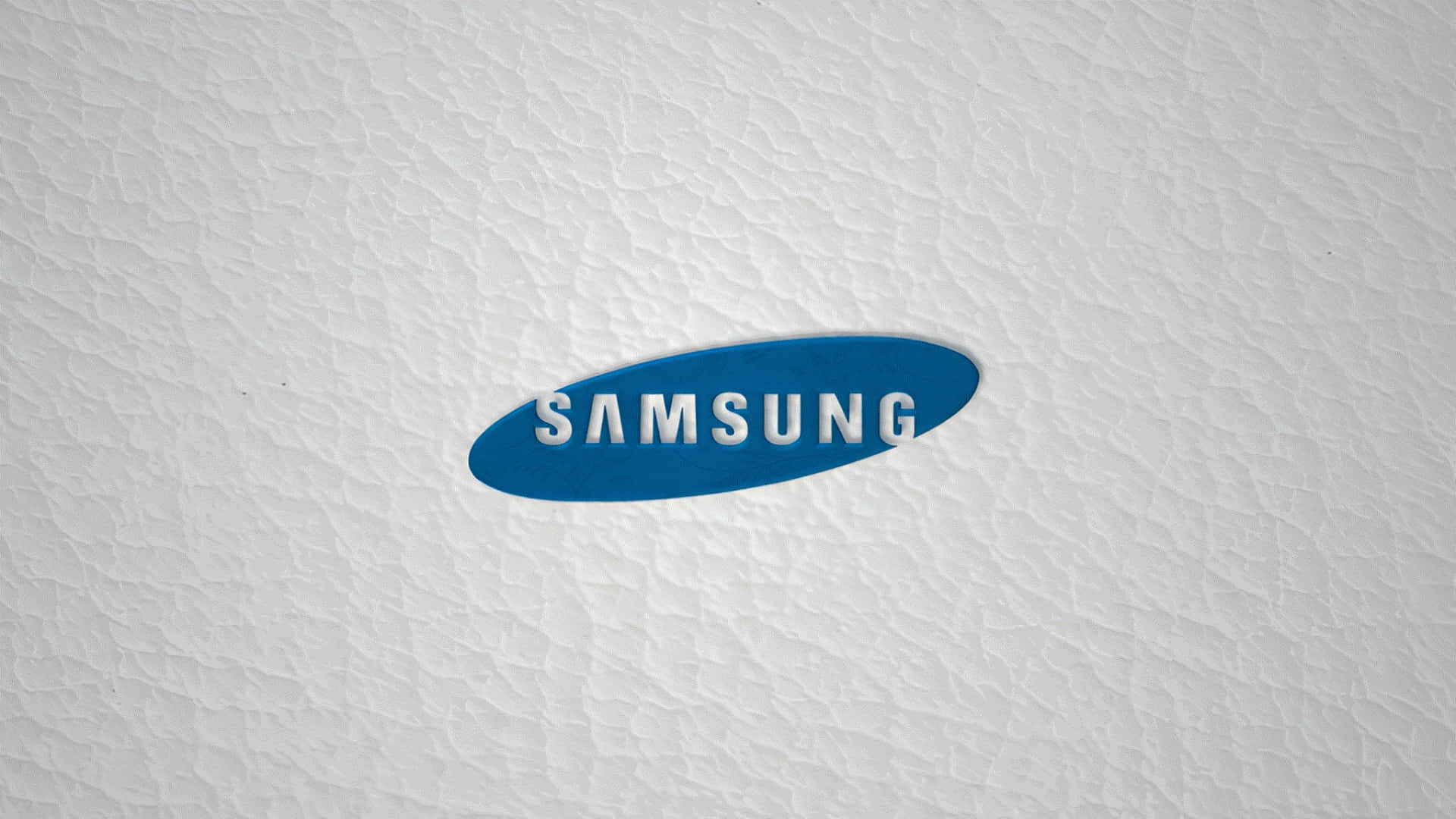 Samsung TV Logo, blue, textured white leather-like surface, Full HD Desktop Wallpaper