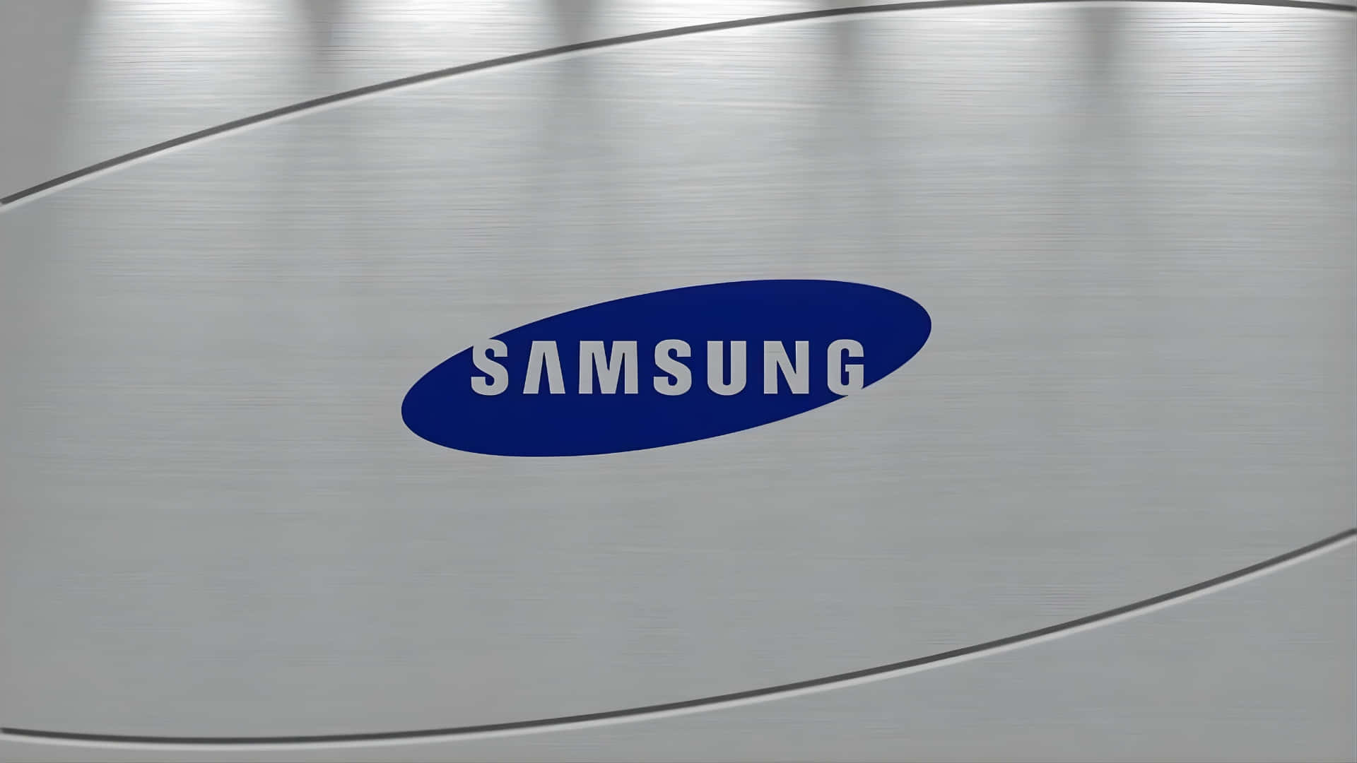 Samsung TV, Samsung logo, bold blue oval, Full HD Desktop Wallpaper