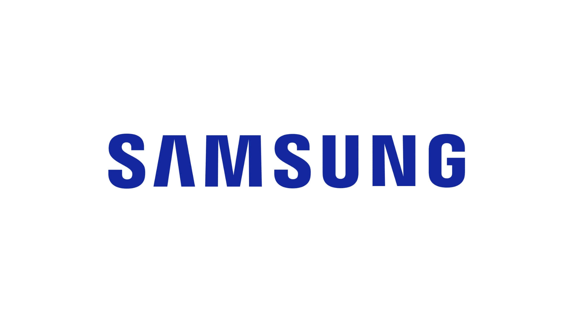 Samsung Tv Logo, blue, white background, Full HD Desktop Wallpaper