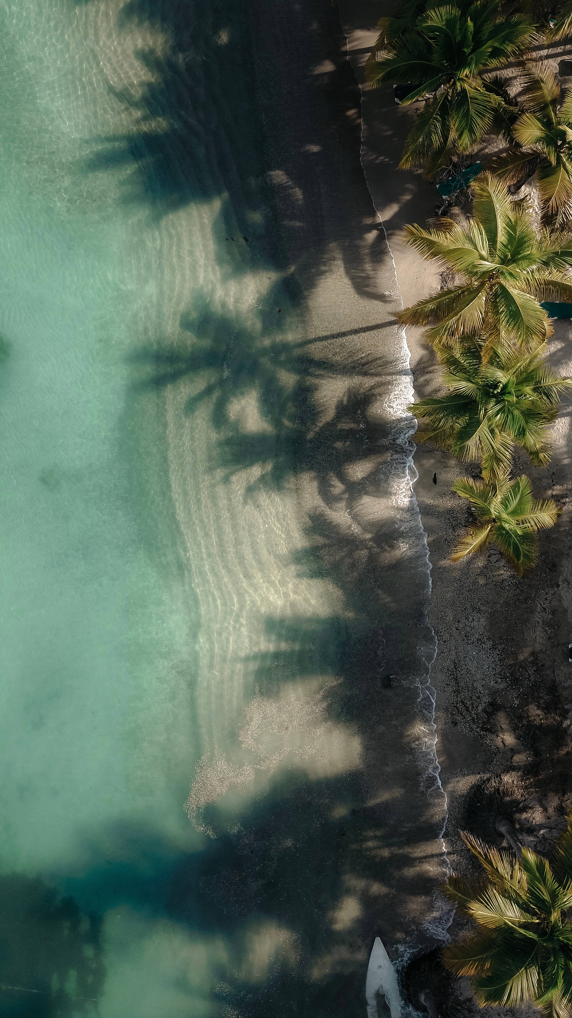 Samsung Ultra 4K, turquoise ocean, sandy beach, 4K Phone Wallpaper