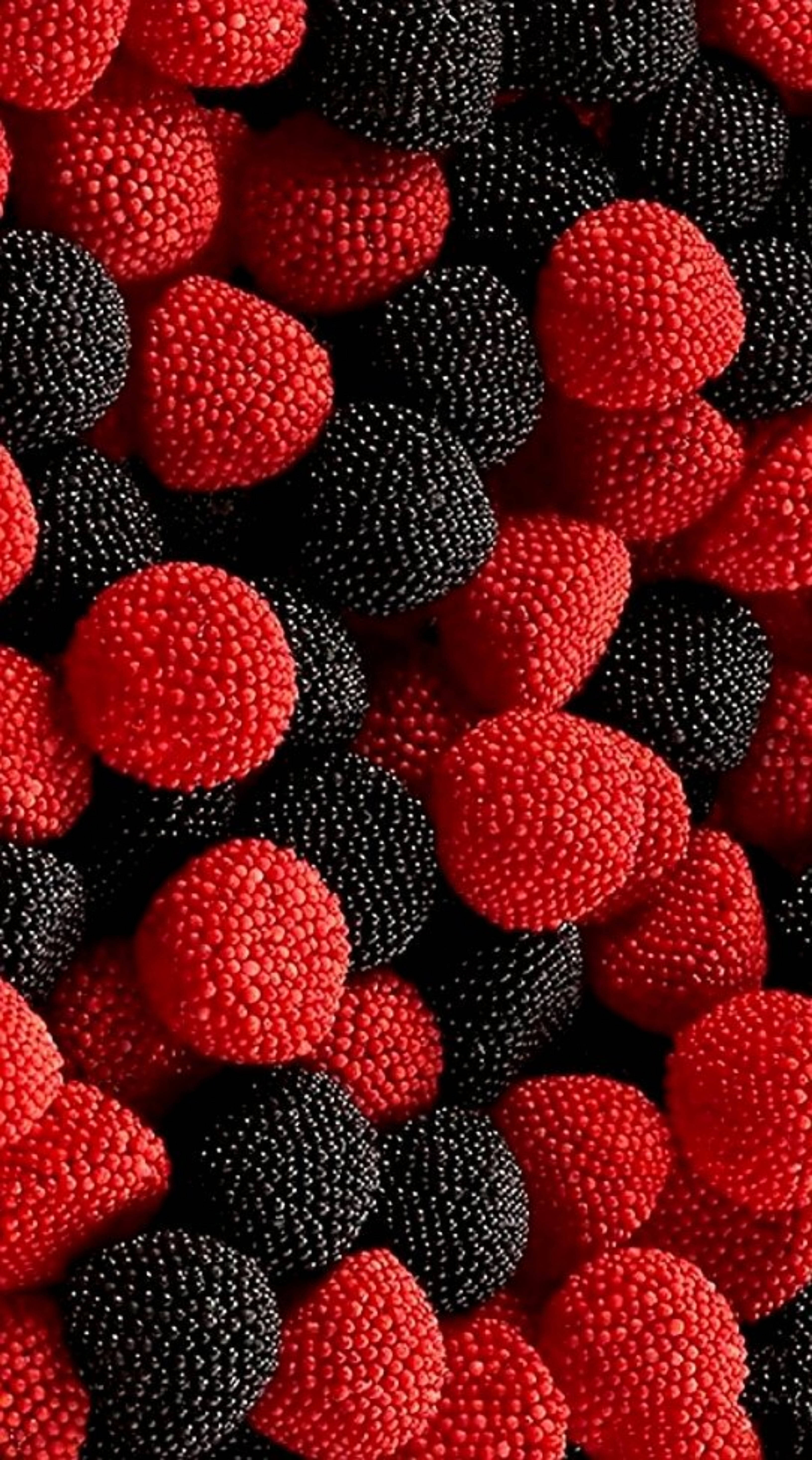 Samsung, Full HD, red berries, 5K Phone Wallpaper