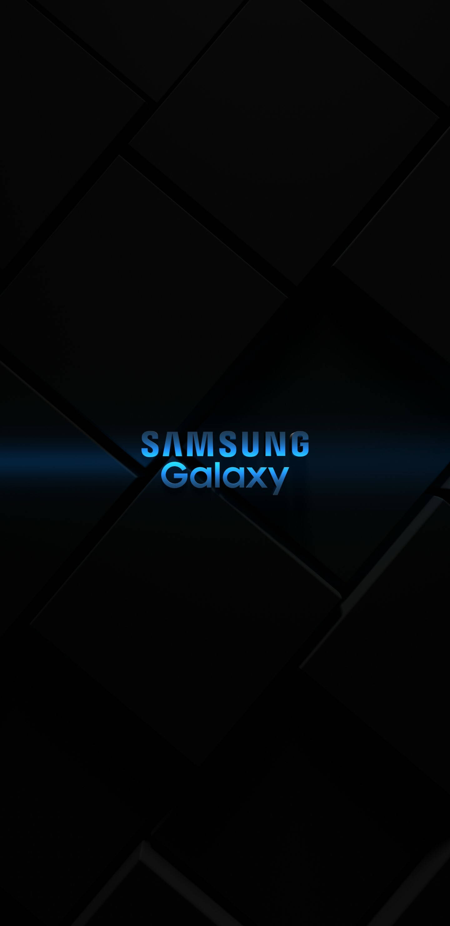 Samsung Galaxy, 4K, glowing blue, 2K Phone Wallpaper