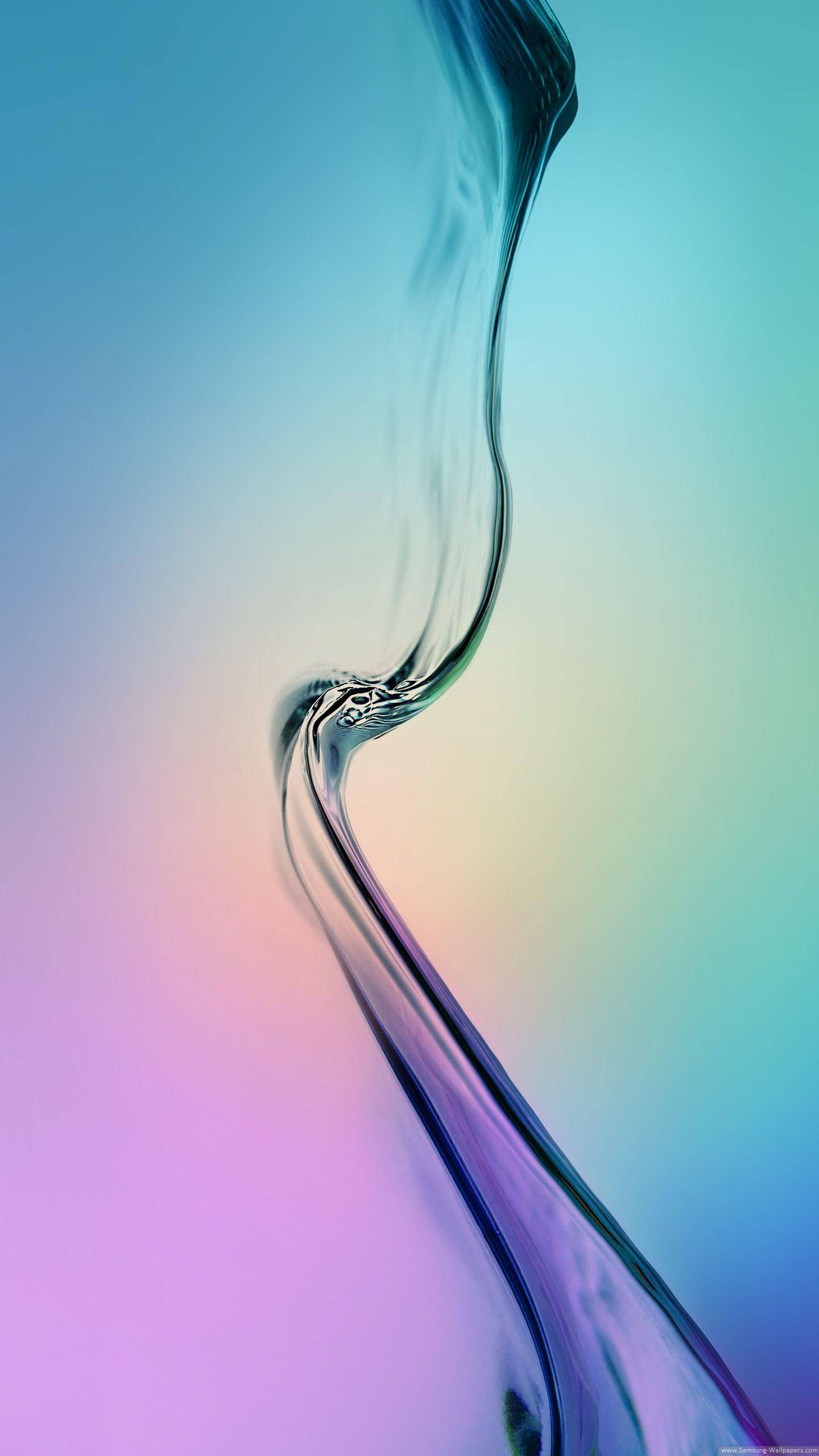 pastel abstract, Samsung, blue, 2K Phone Wallpaper