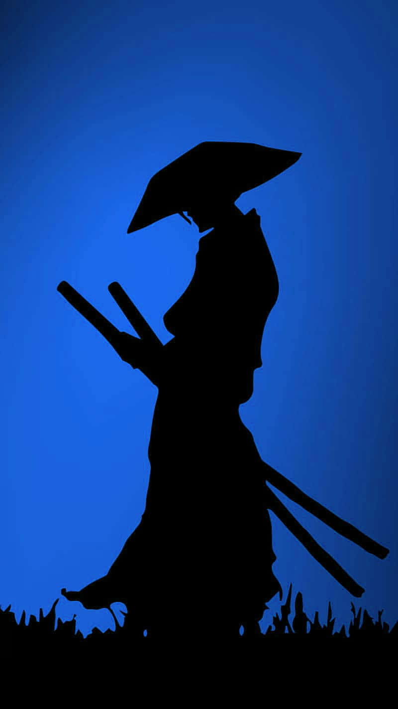 samurai warrior, umbrella, swords, HD Phone Wallpaper