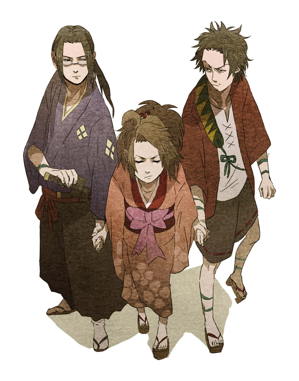 Fuu Kasumi, Samurai Champloo, traditional Japanese attire, HD Phone Wallpaper