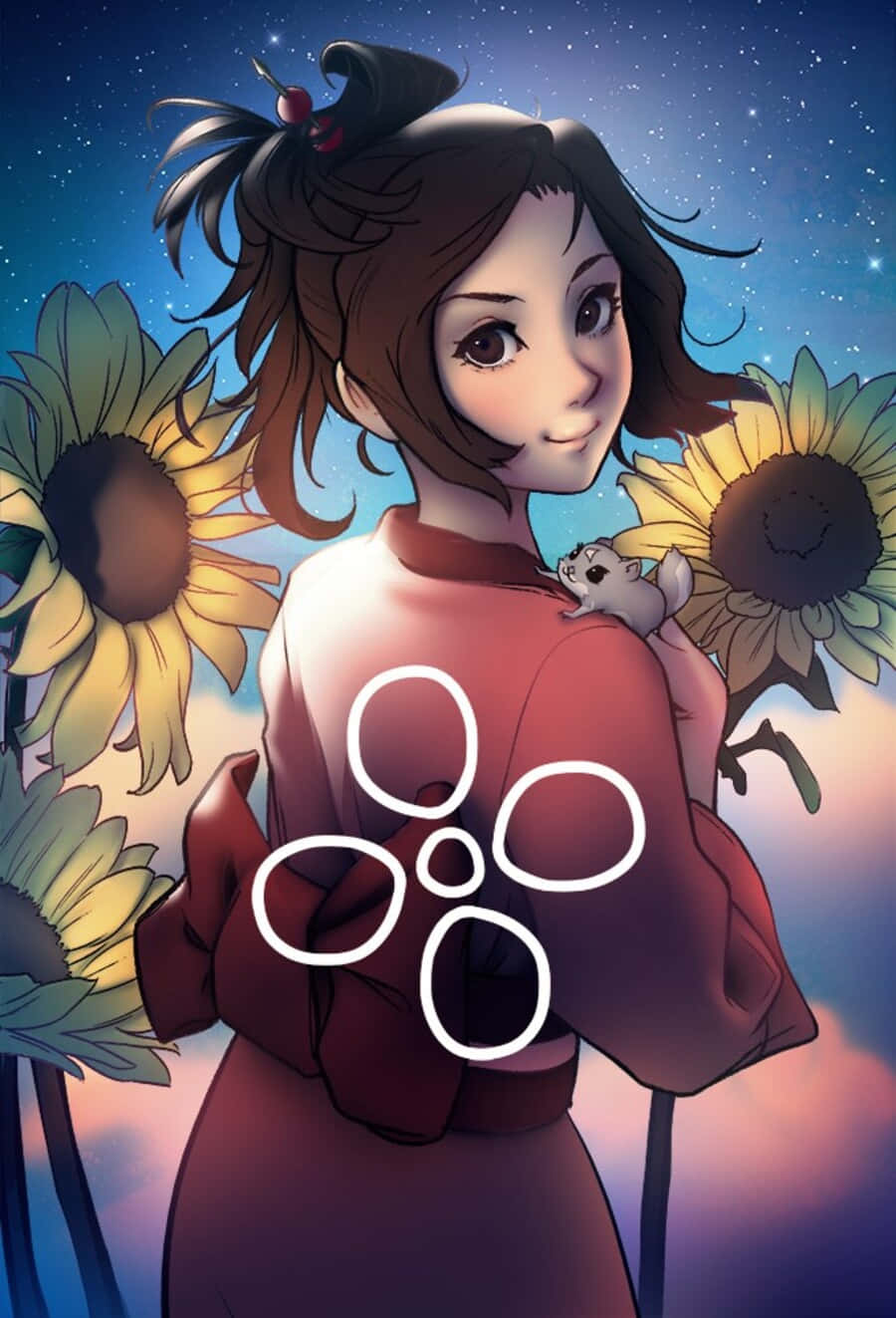 Fuu Kasumi, Samurai Champloo, red kimono, HD Phone Wallpaper