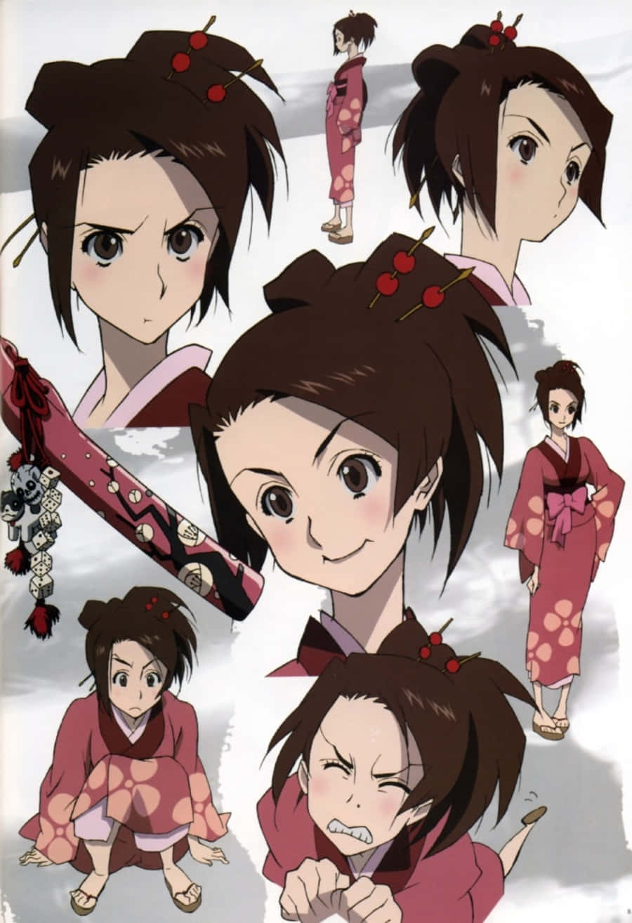 Fuu Kasumi, Samurai Champloo, pink kimono, HD Phone Wallpaper