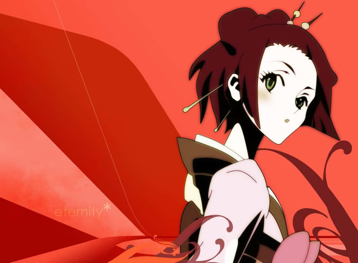 Fuu Kasumi, Samurai Champloo, dark hair, SD Desktop Wallpaper