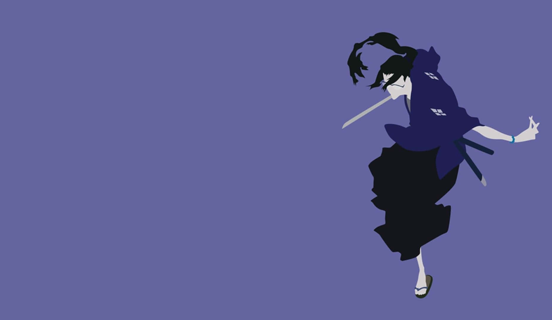 Samurai Champloo, Jin, lunar reflection, HD Desktop Wallpaper