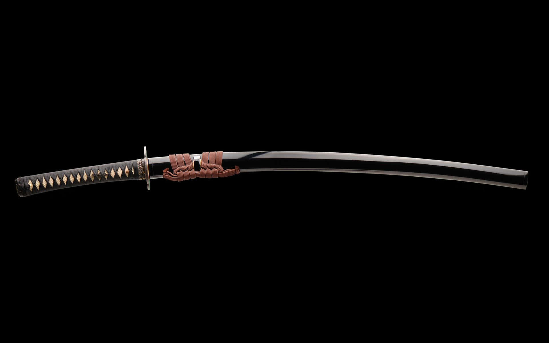Samurai Champloo, katana, black, Full HD Desktop Wallpaper