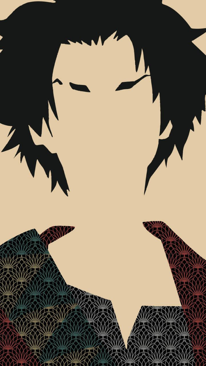 Samurai Champloo, minimalist art deco, spiky black hair, HD Phone Wallpaper