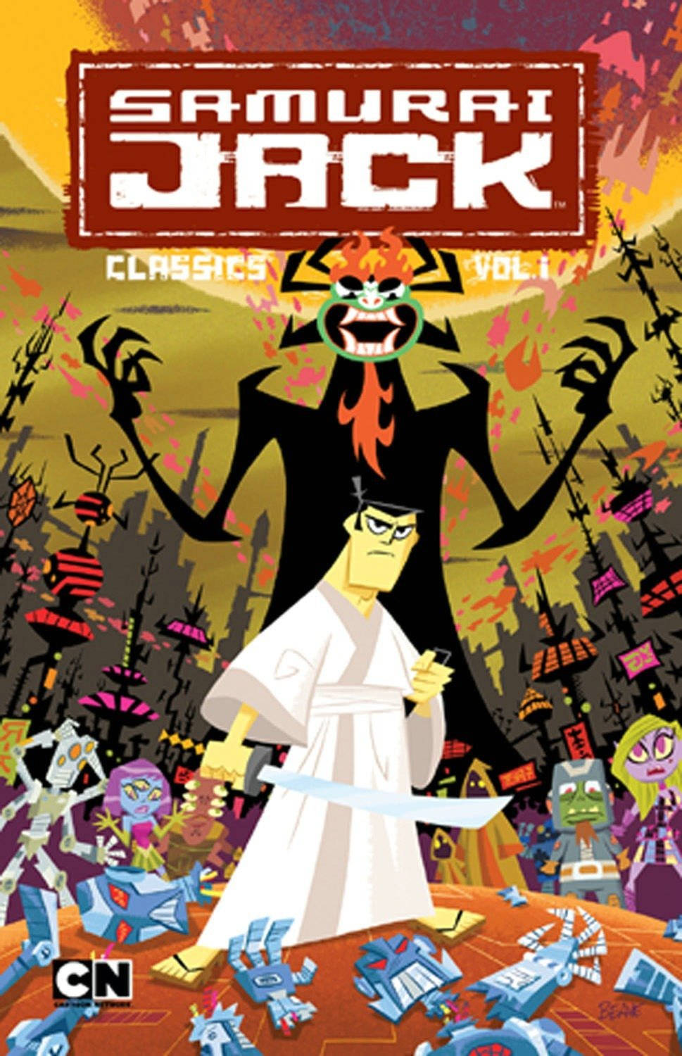 Samurai Jack, comic book, sword, HD Phone Wallpaper