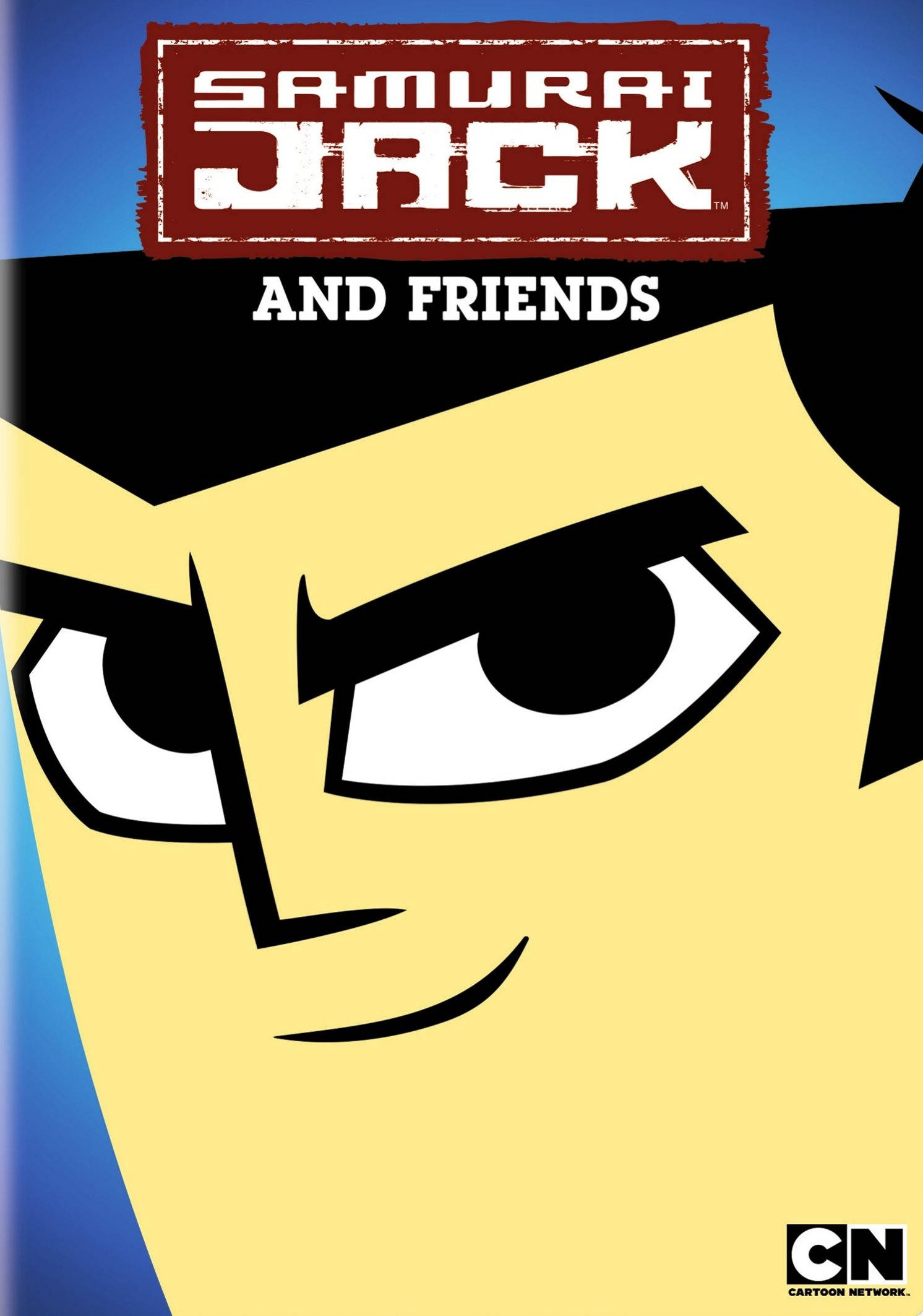 Samurai Jack, yellow face, sharp black eyes, Full HD Phone Wallpaper