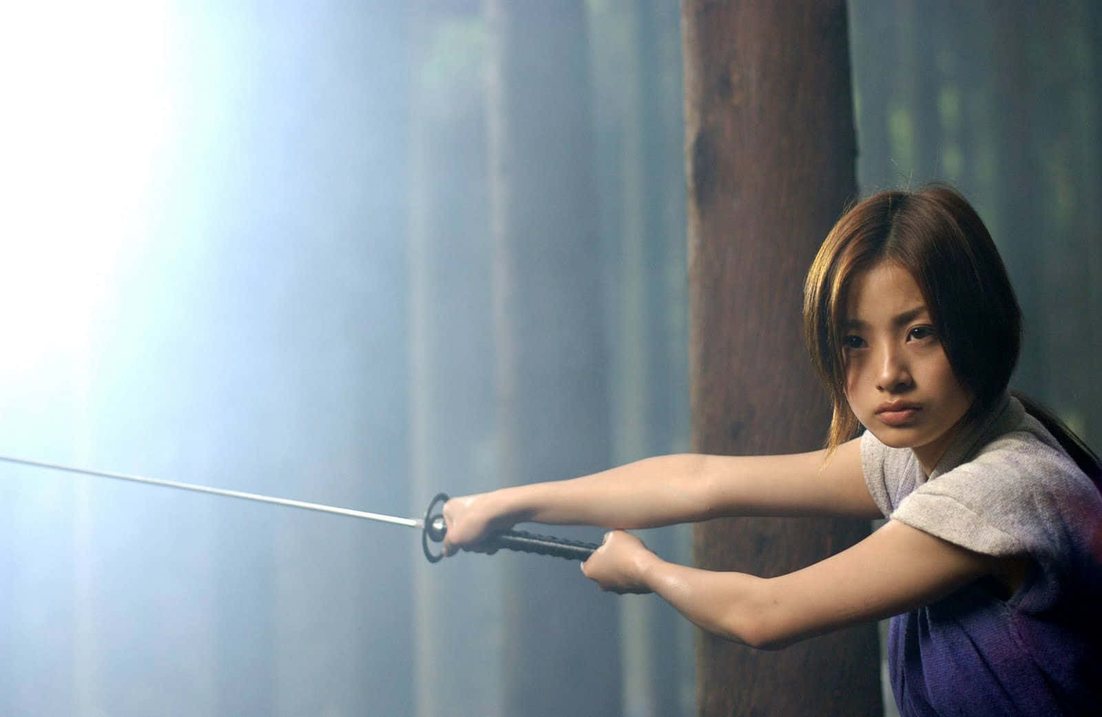 Samurai Movies, katana, forest, HD Desktop Wallpaper