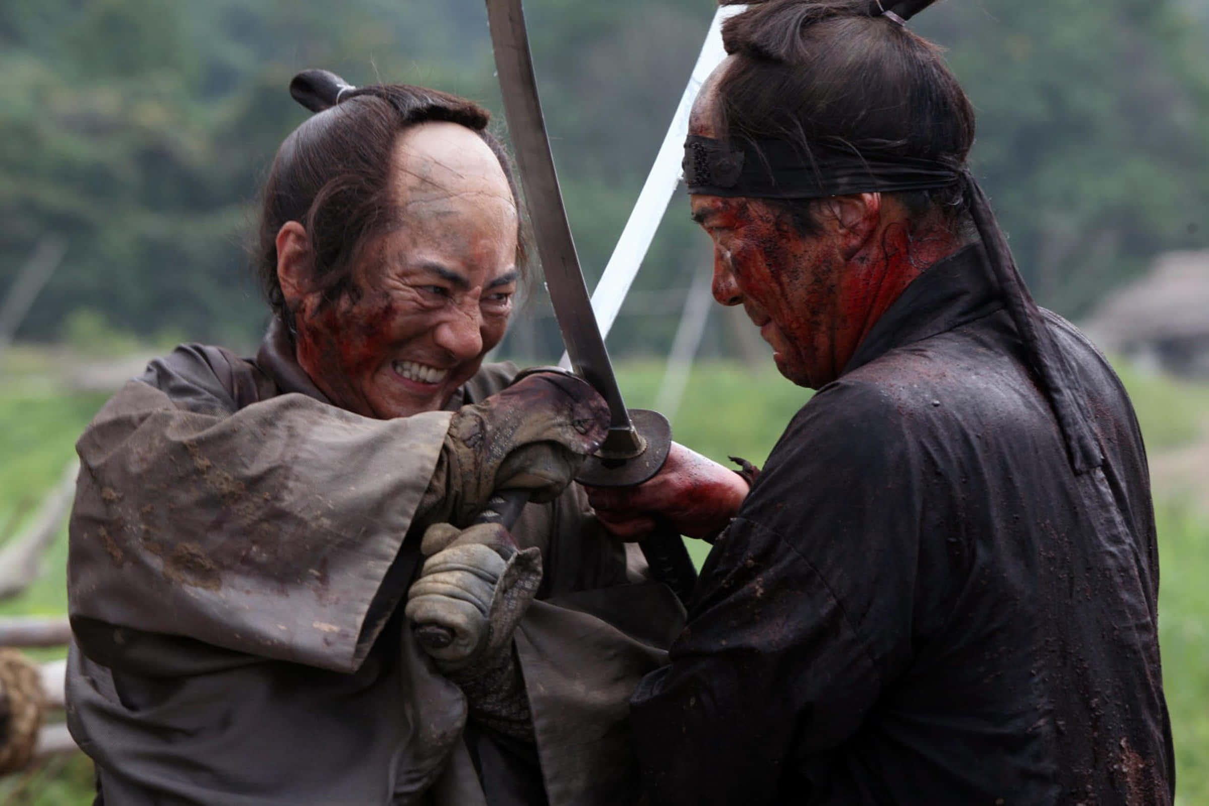 samurai movies, samurai warrior, muddy field, Full HD Desktop Wallpaper