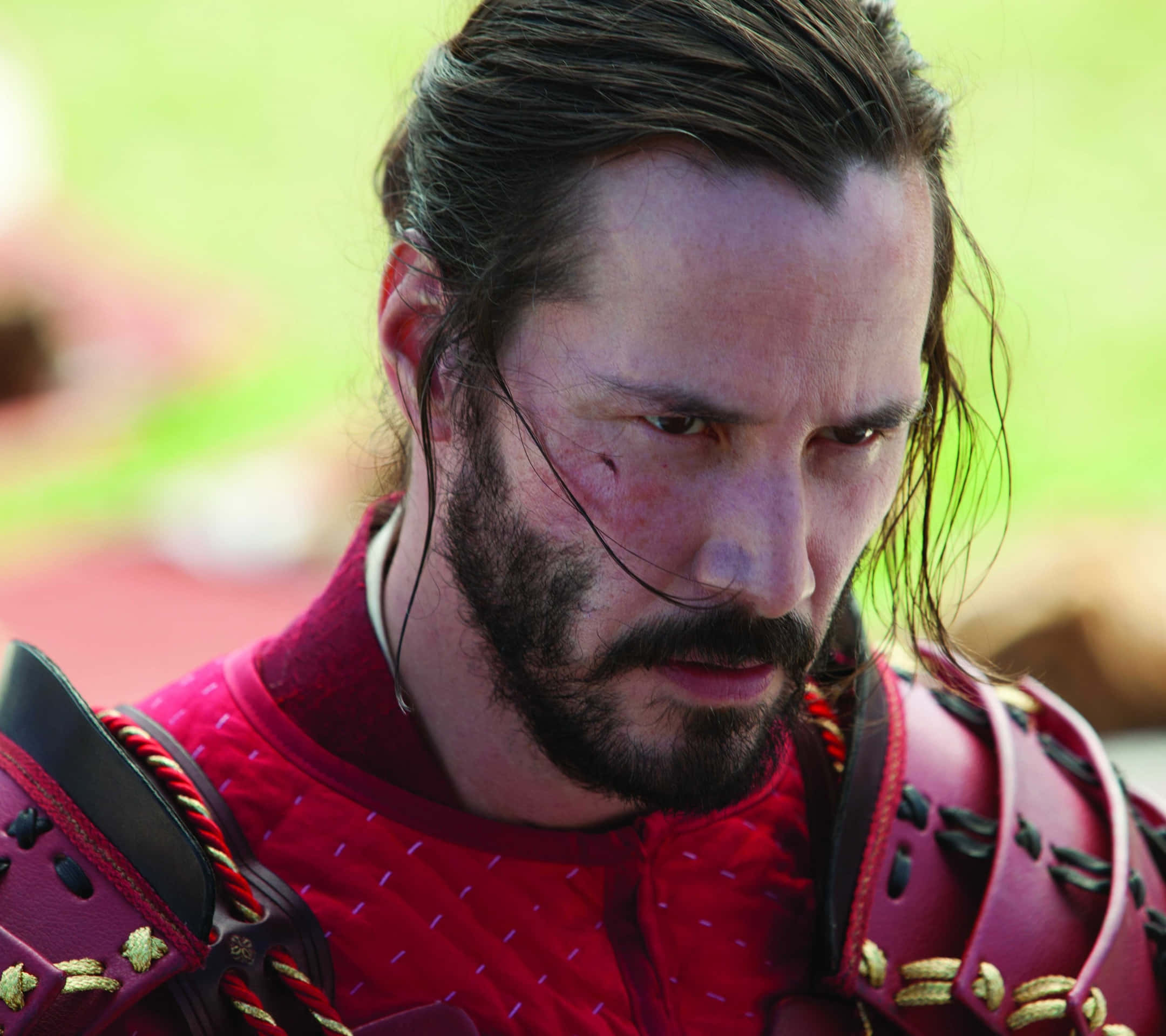 47 Ronin, samurai warrior, red armor, Full HD Desktop Wallpaper
