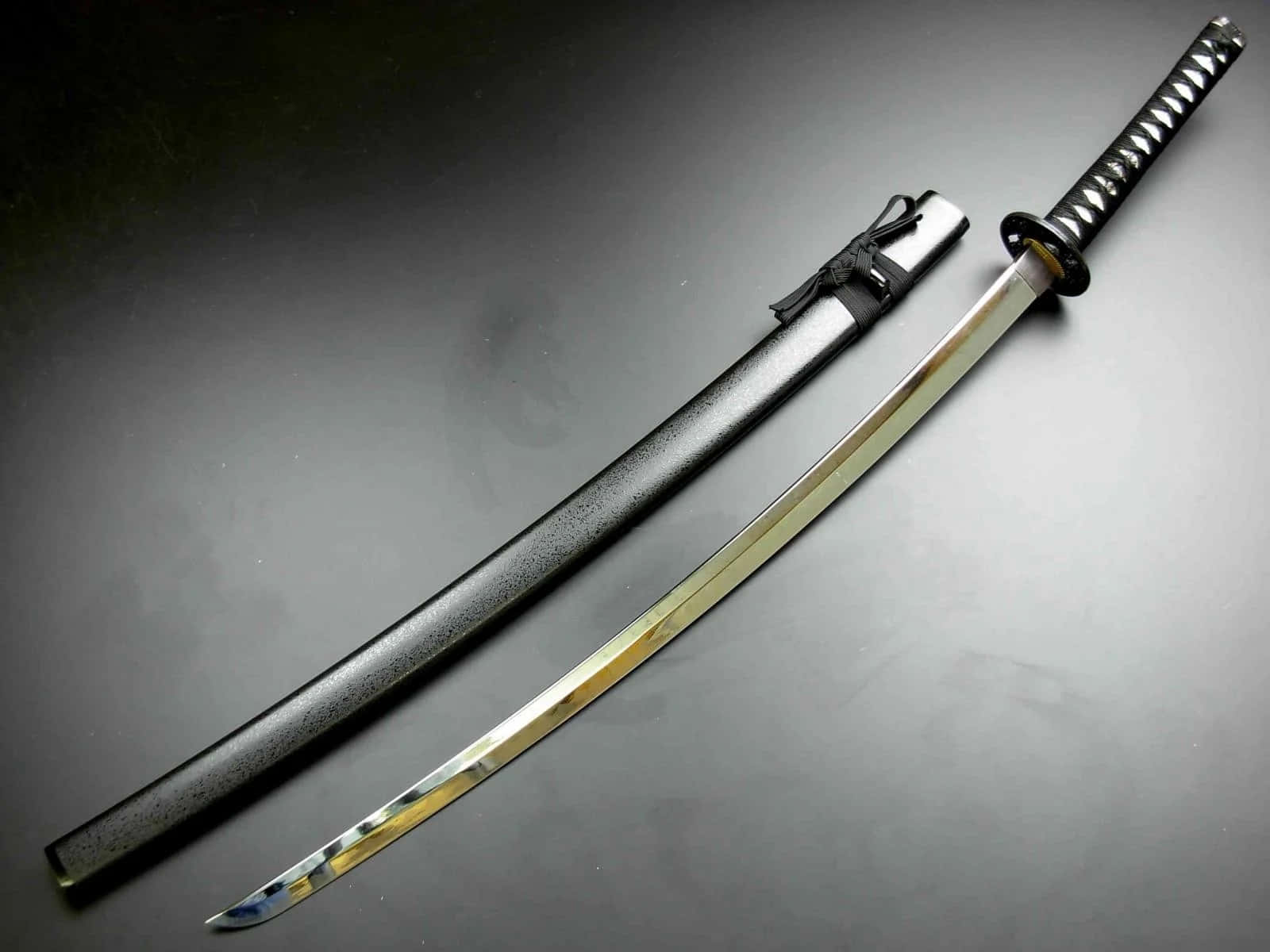 samurai sword, katana, polished blade, HD Desktop Wallpaper