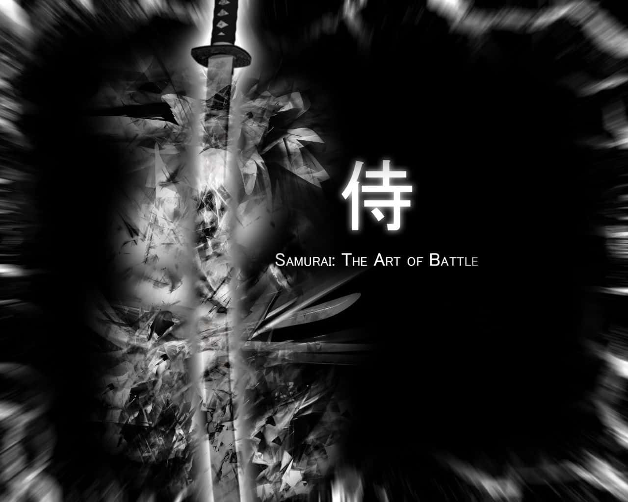 samurai, shattered glass fragments, kanji for samurai, HD Desktop Wallpaper