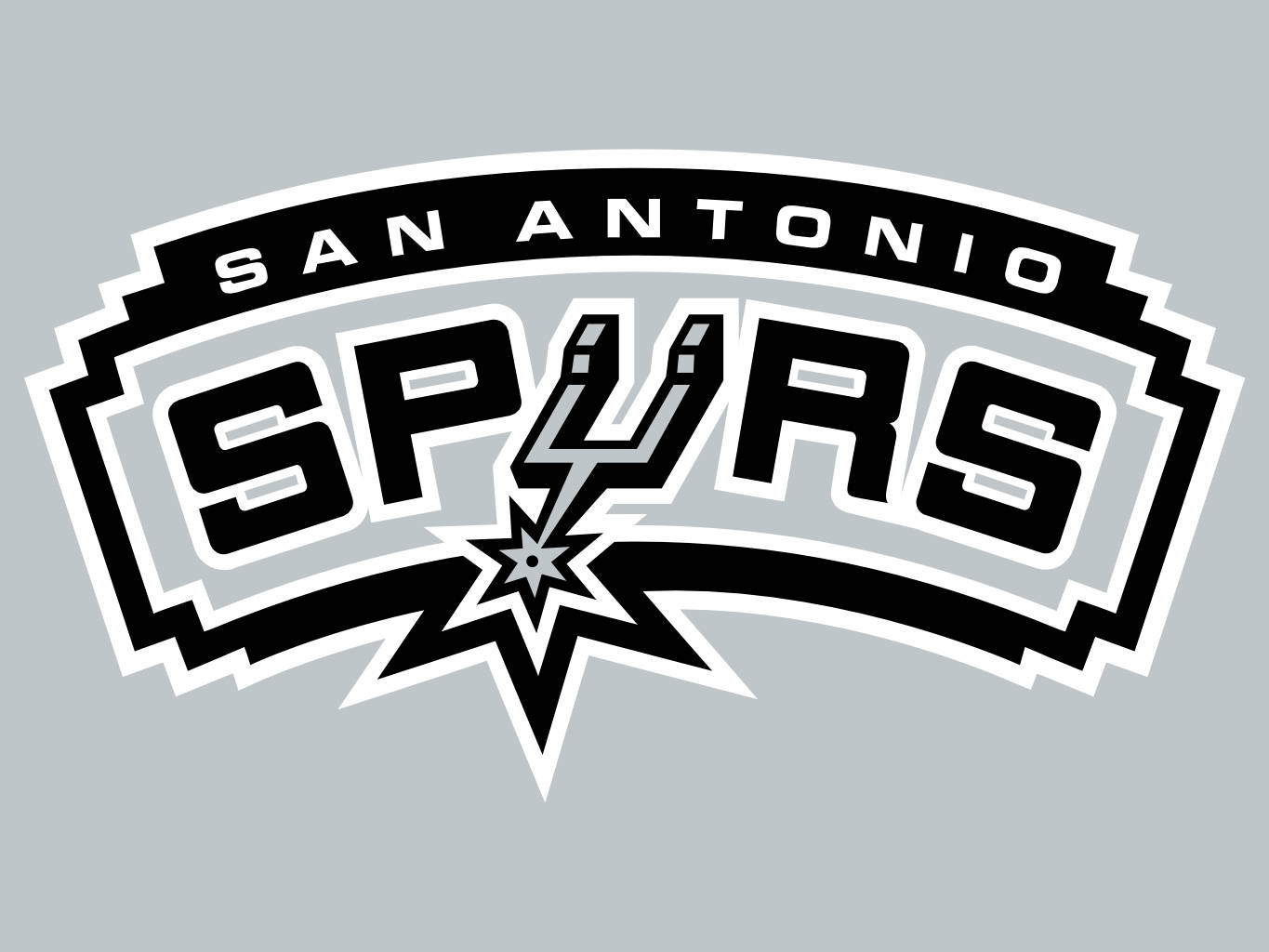 San Antonio Spurs, black, gray, HD Desktop Wallpaper