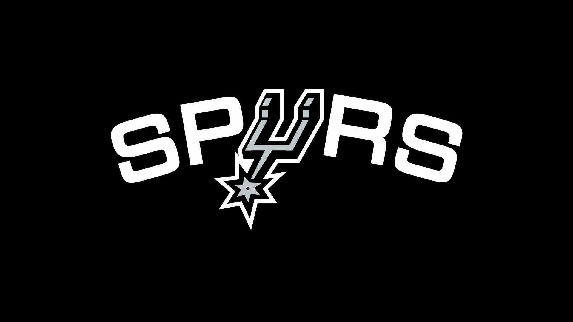 San Antonio Spurs, white Spurs logo, star, Full HD Desktop Wallpaper