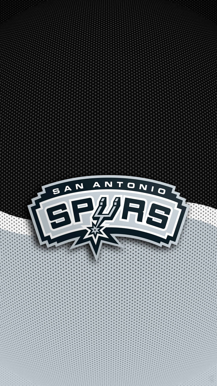 San Antonio Spurs, black and silver, textured background, HD Phone Wallpaper