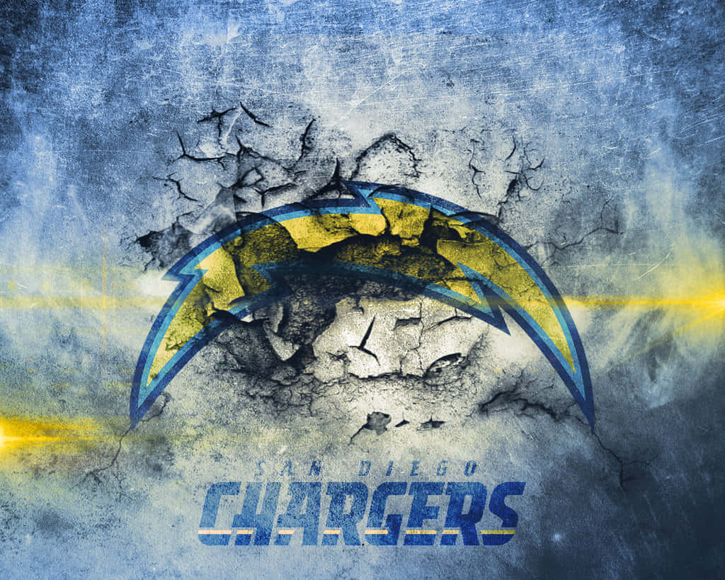 San Diego Chargers, yellow lightning, blue accents, SD Desktop Wallpaper